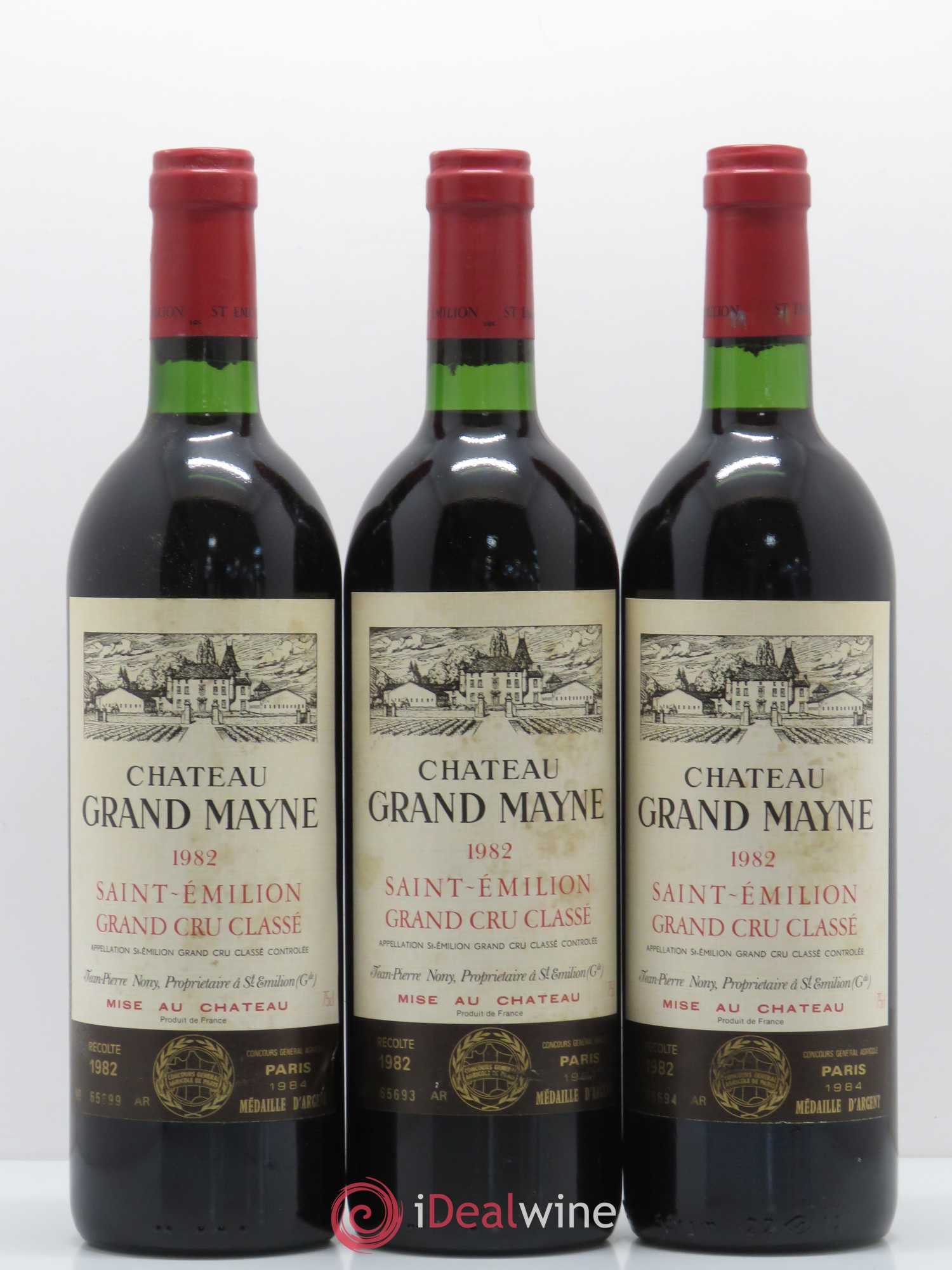 Château Grand Mayne Grand Cru Classé 1982 - Lot de 12 bouteilles - 4