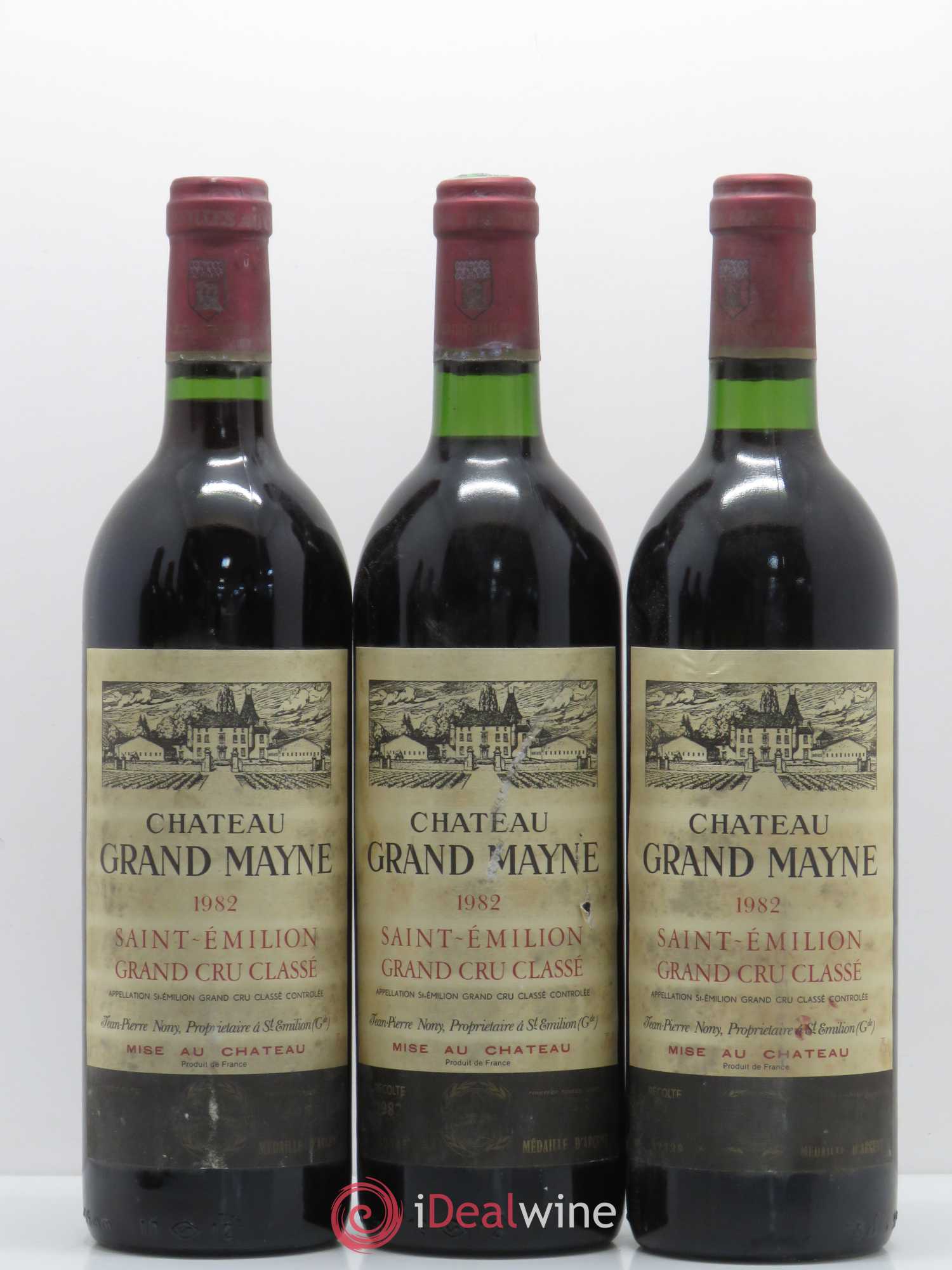 Château Grand Mayne Grand Cru Classé 1982 - Lot de 6 bouteilles - 2