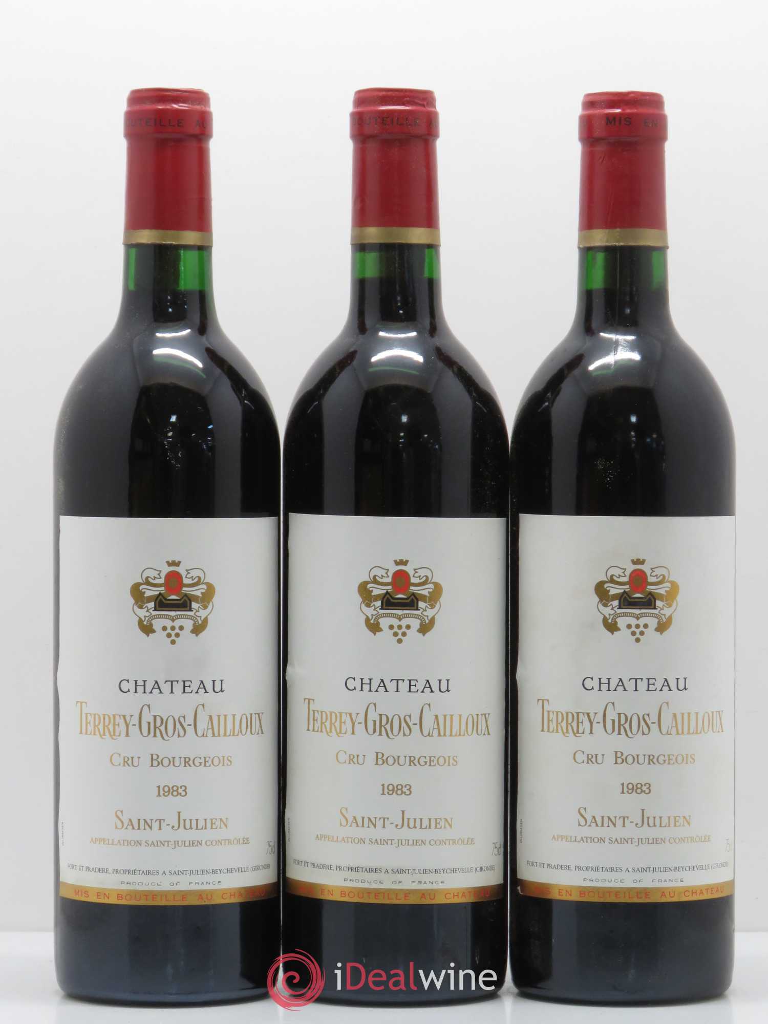 Château Terrey Gros Cailloux Cru Bourgeois  (senza prezzo di riserva) 1983 - Lotto di 12 bottiglie - 2