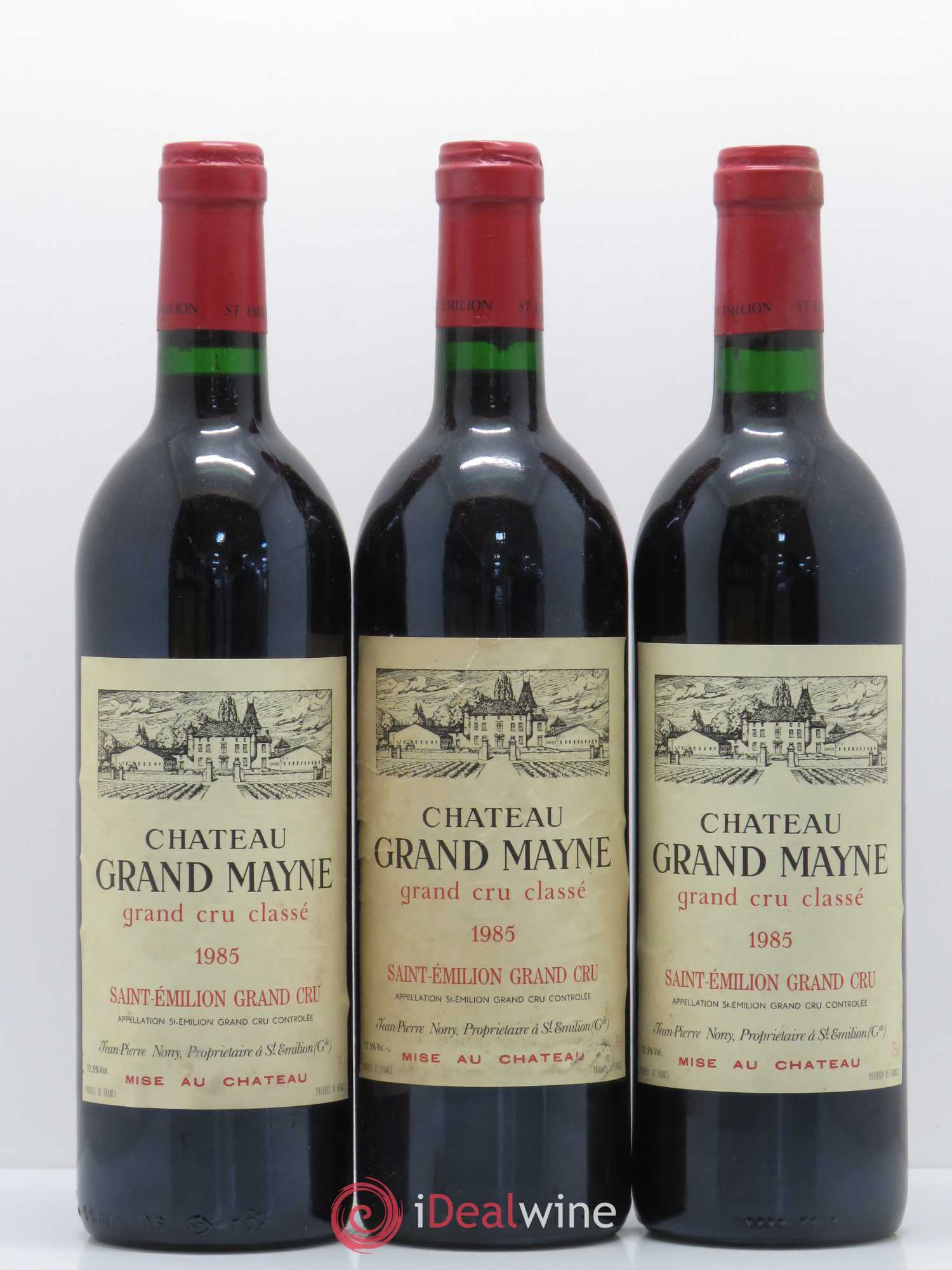Château Grand Mayne Grand Cru Classé 1985 - Lot de 12 bouteilles - 1