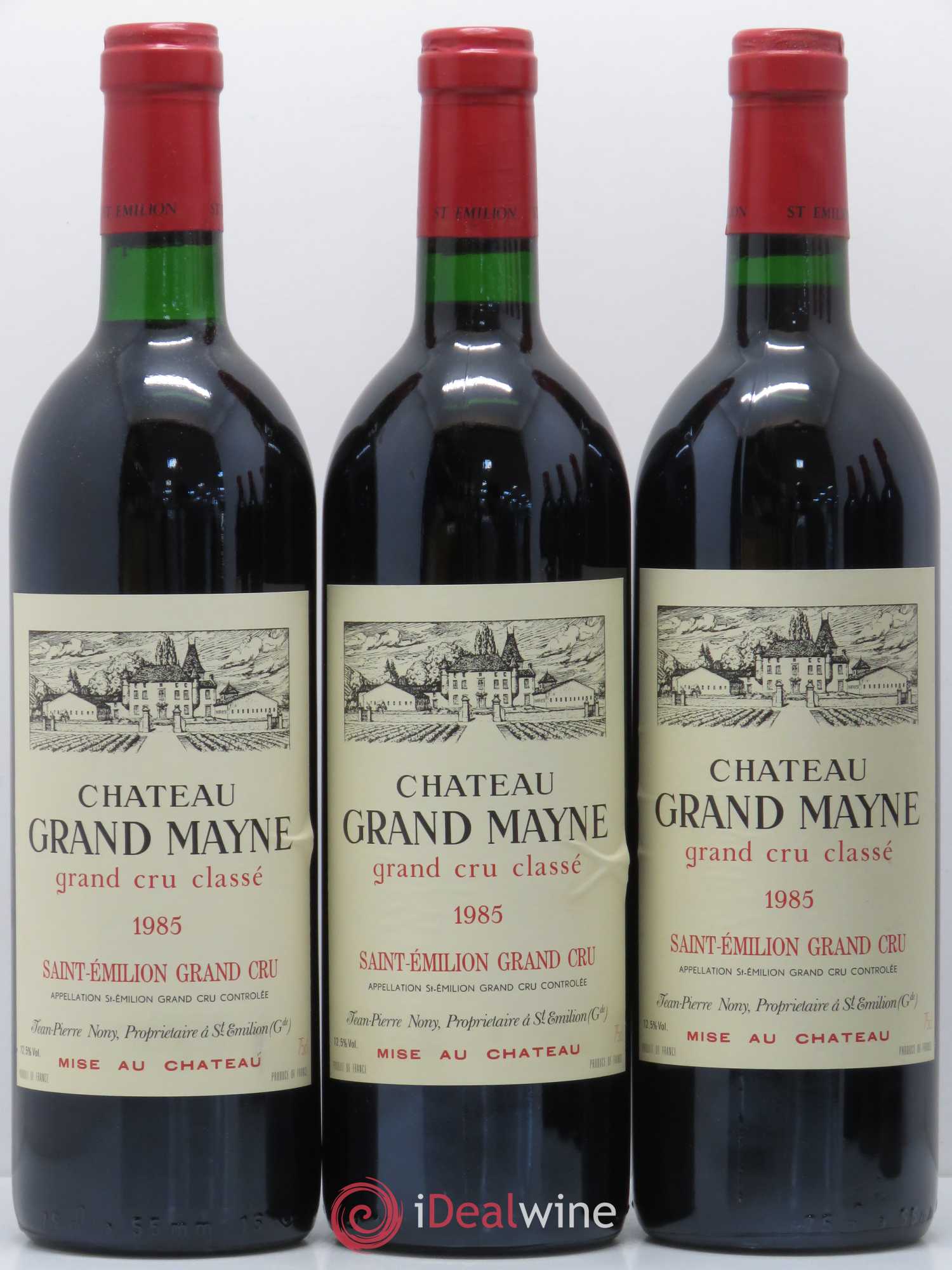 Château Grand Mayne Grand Cru Classé 1985 - Lot de 6 bouteilles - 1