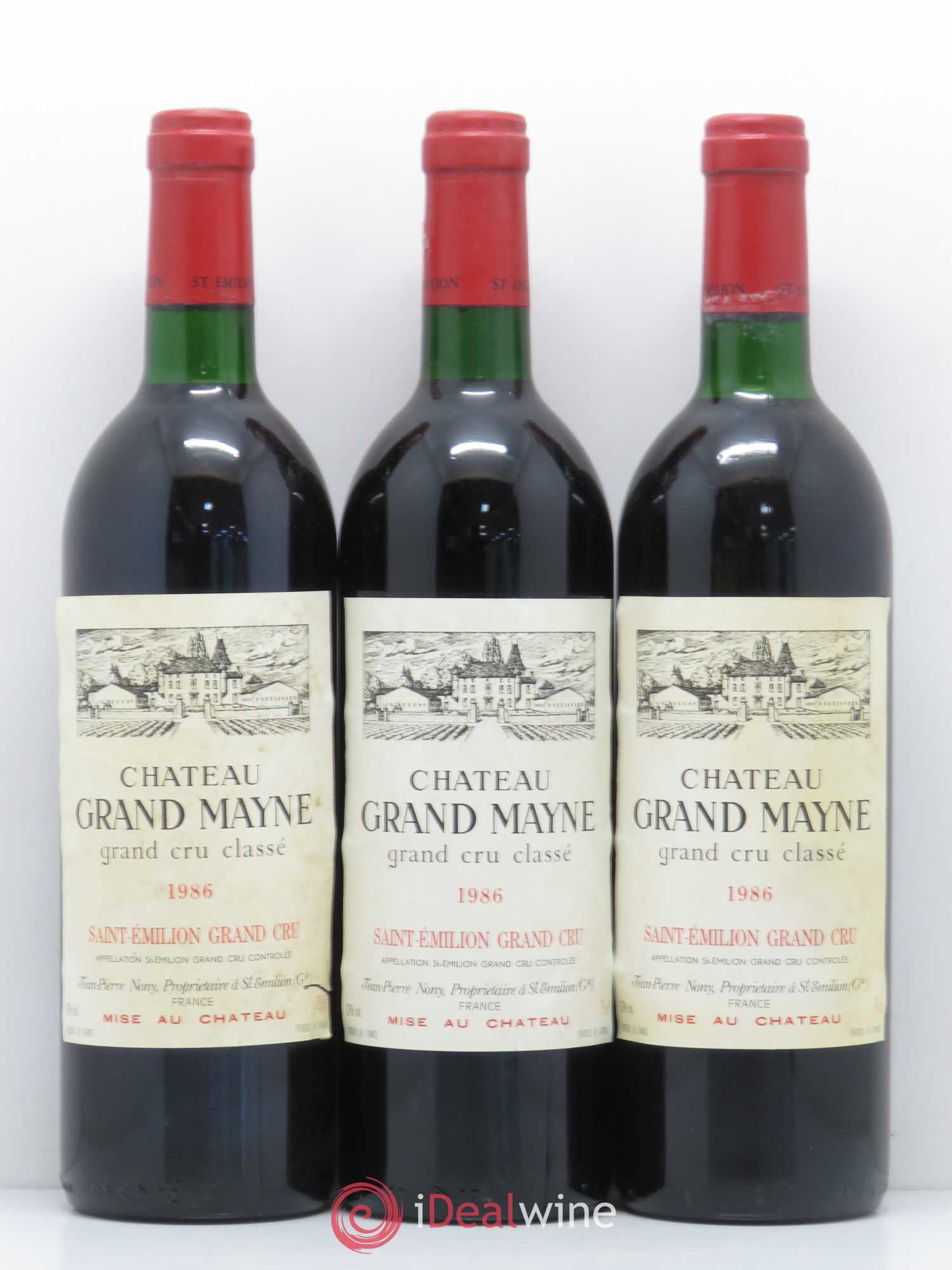 Château Grand Mayne Grand Cru Classé 1986 - Lot de 12 bouteilles - 2