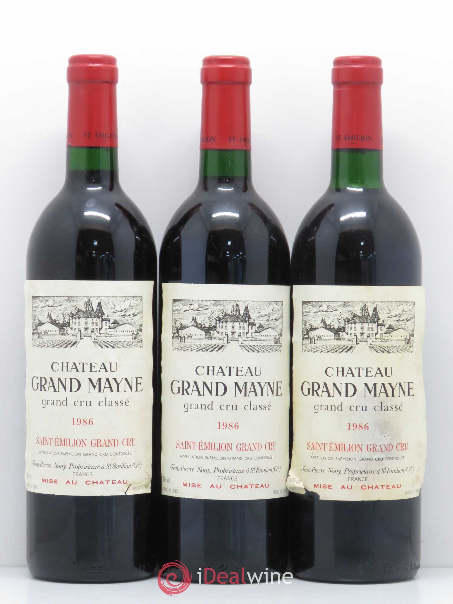 Château Grand Mayne Grand Cru Classé 1986 - Lot de 12 bouteilles - 3