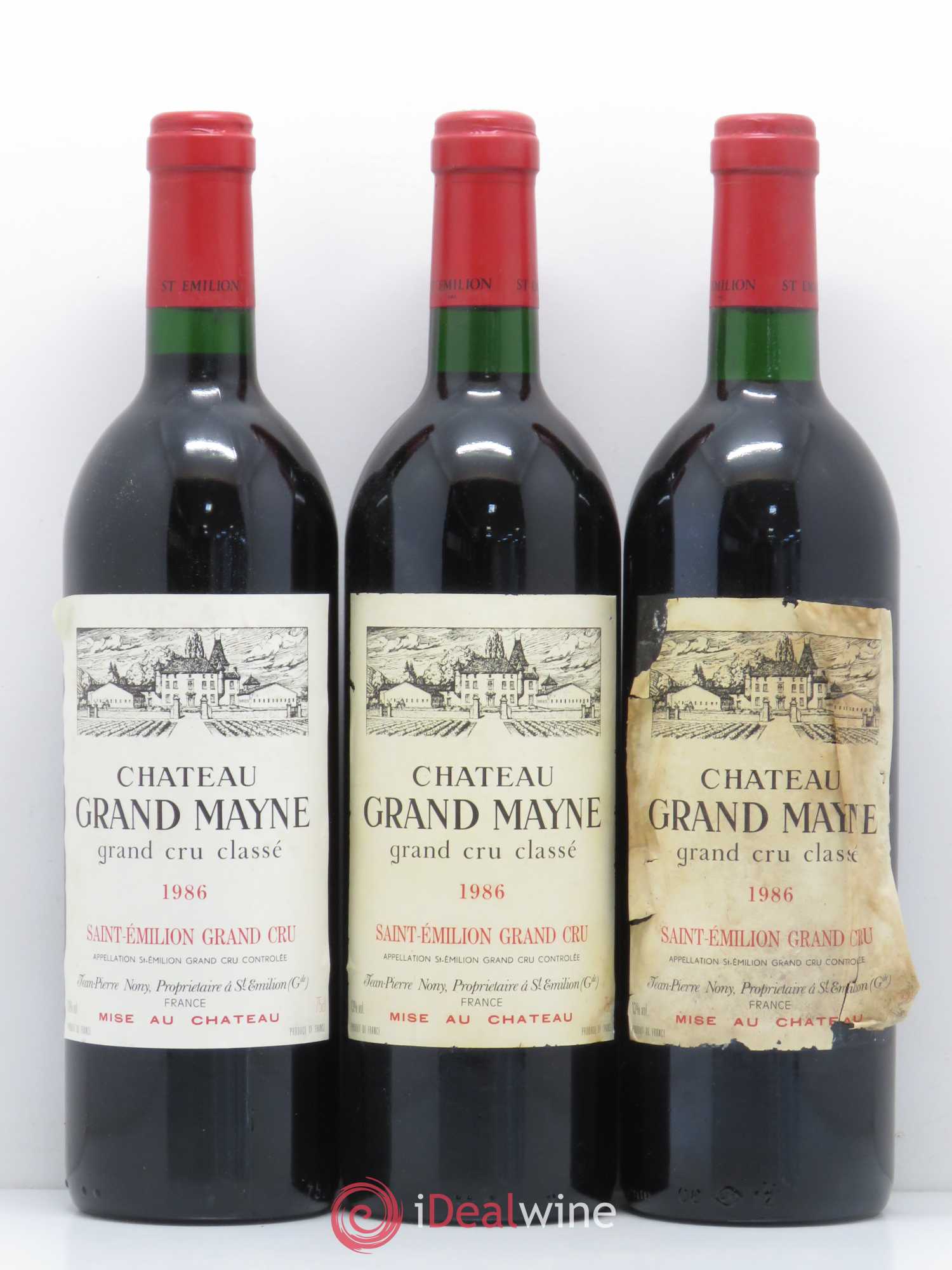 Château Grand Mayne Grand Cru Classé 1986 - Lot de 12 bouteilles - 4