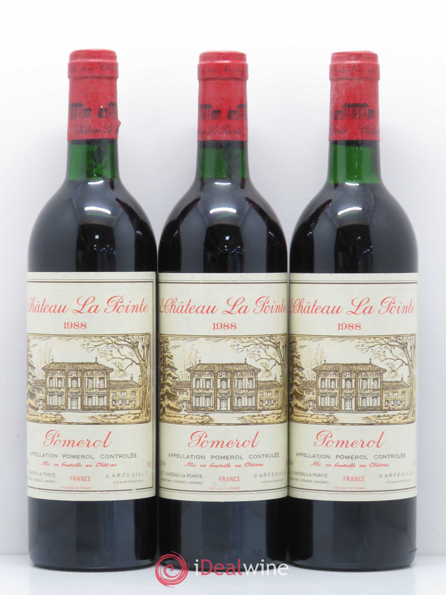 Château la Pointe 1988 - Lot de 12 bouteilles - 1