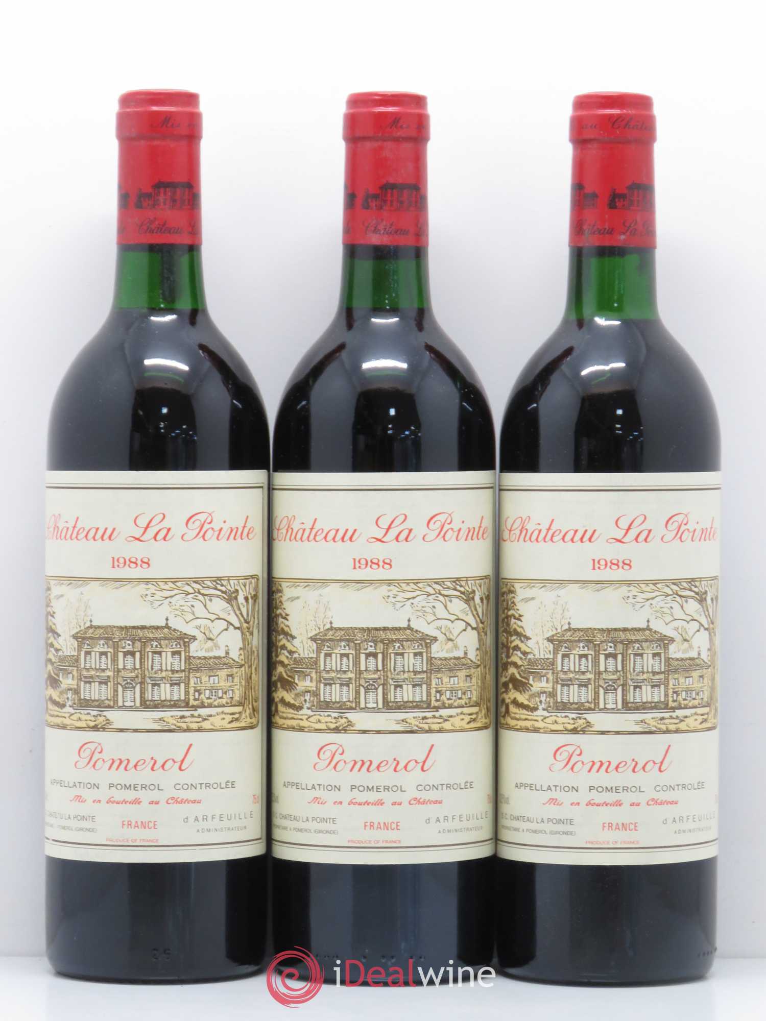 Château la Pointe 1988 - Lot de 12 bouteilles - 2