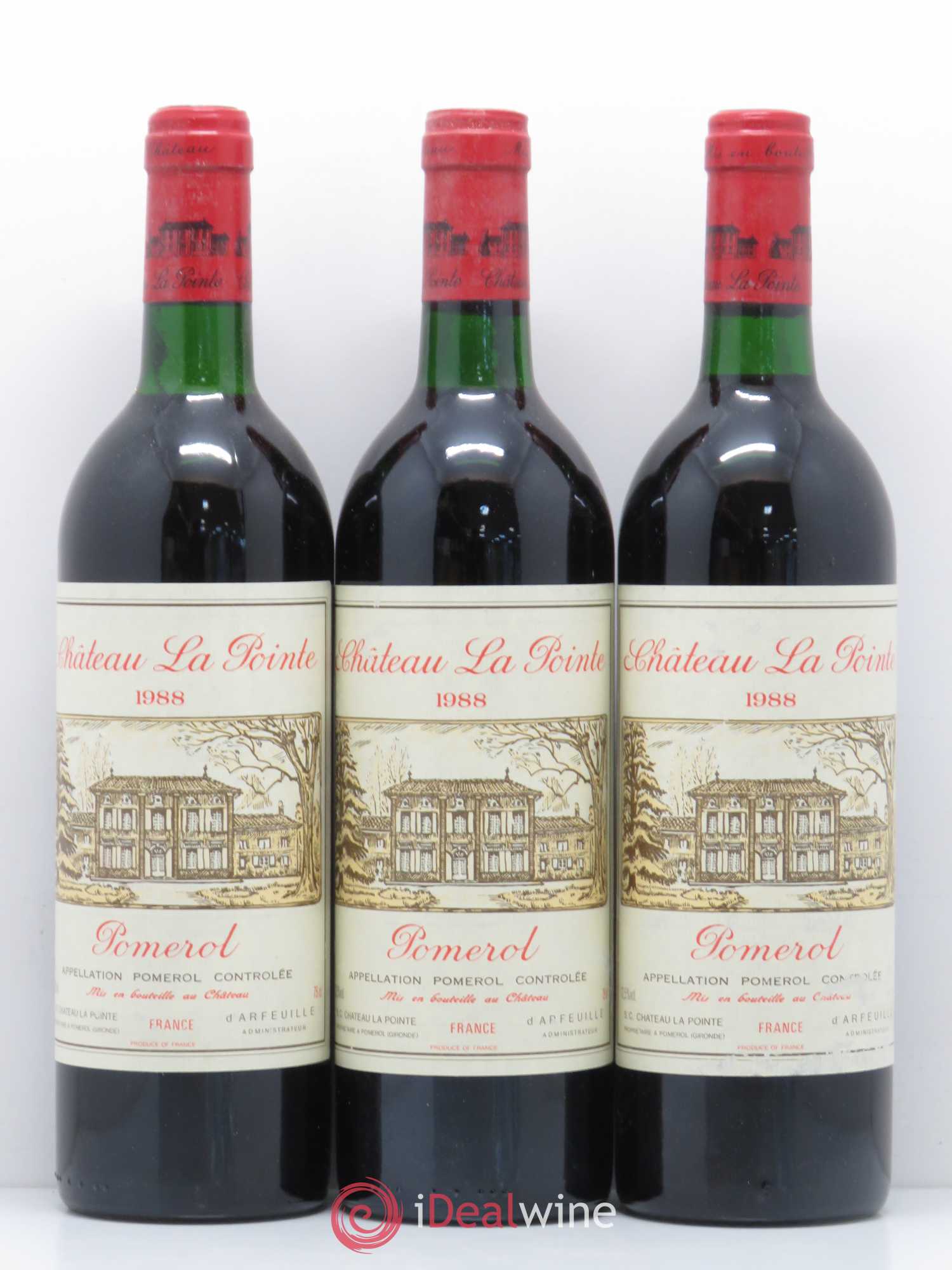 Château la Pointe 1988 - Lot de 12 bouteilles - 4