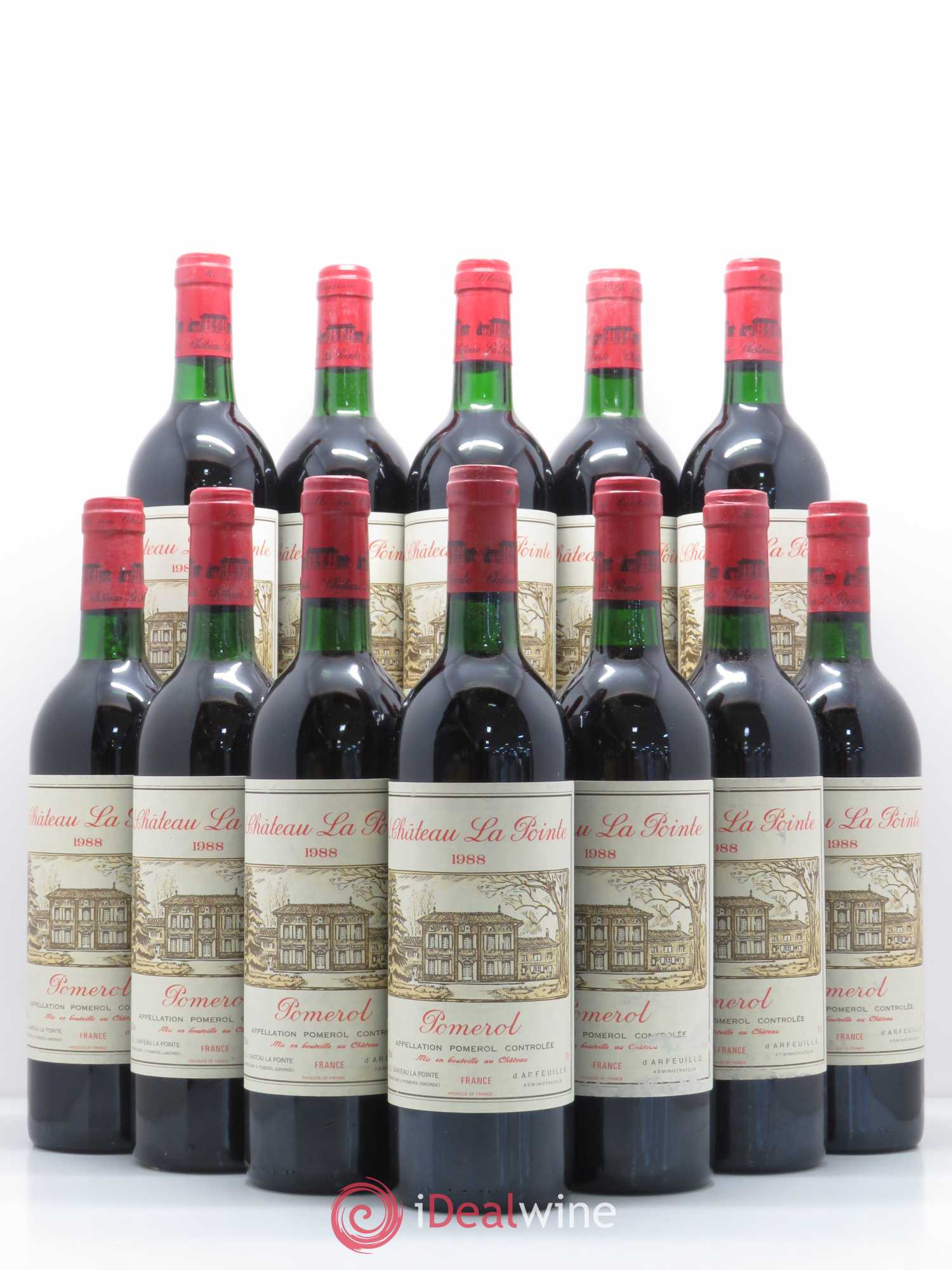 Château la Pointe 1988 - Lot de 12 bouteilles - 0