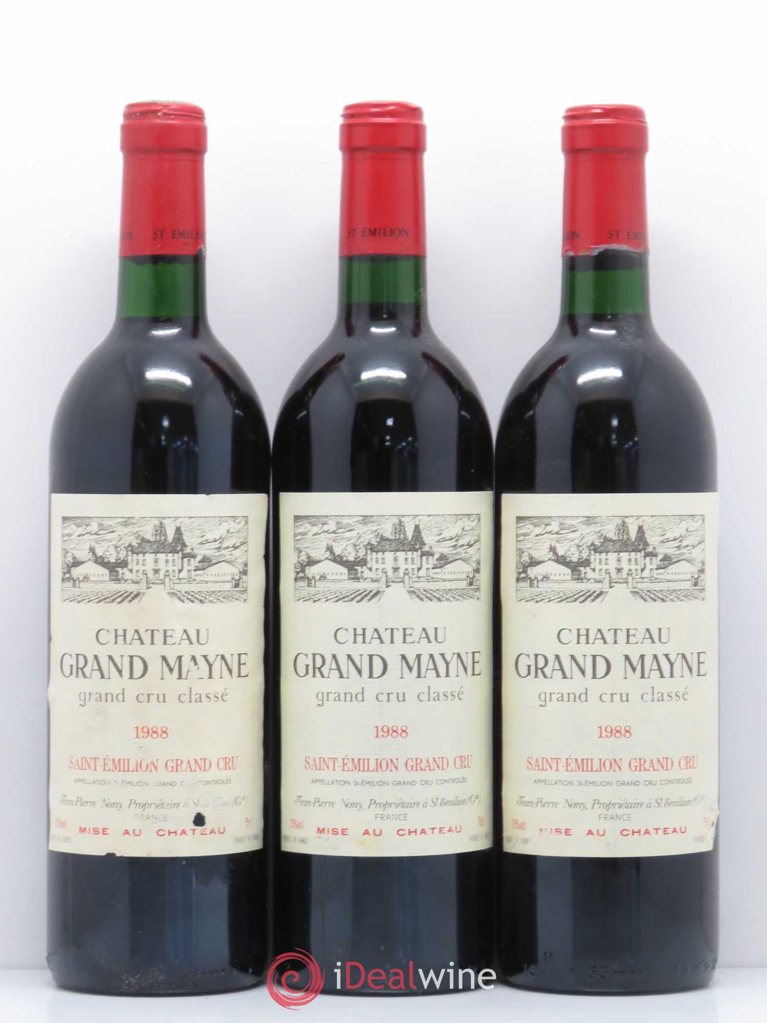 Château Grand Mayne Grand Cru Classé 1988 - Lot de 12 bouteilles - 4