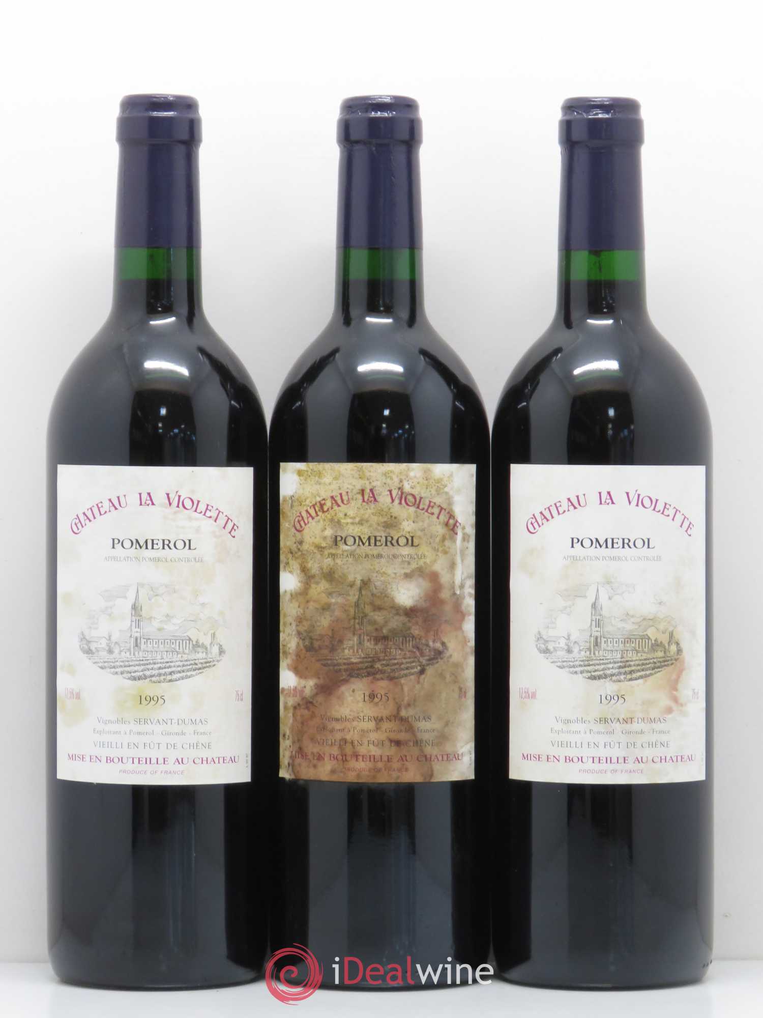 Château la Violette 1995 - Lot de 12 bouteilles - 1