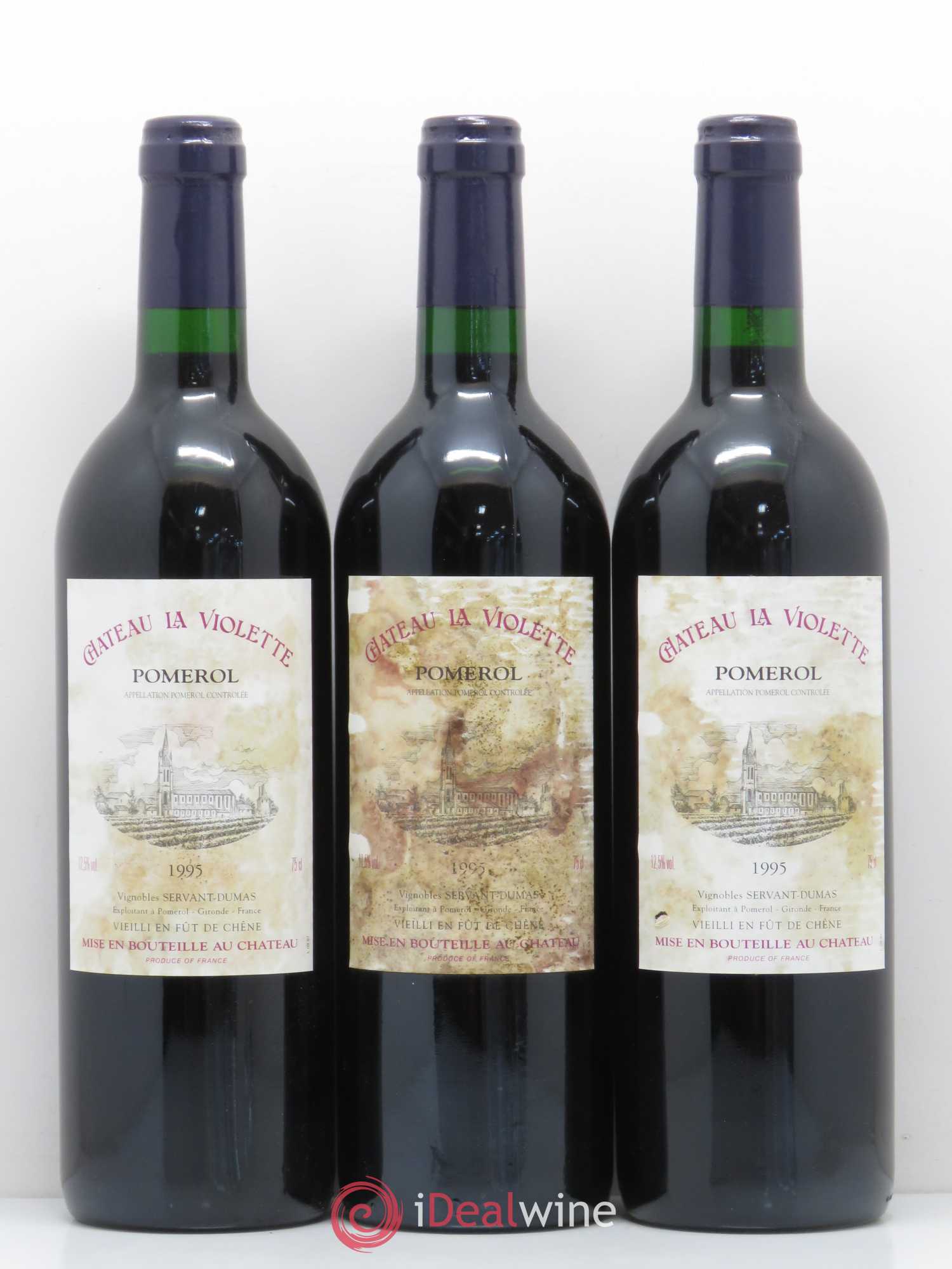 Château la Violette 1995 - Lot de 12 bouteilles - 2