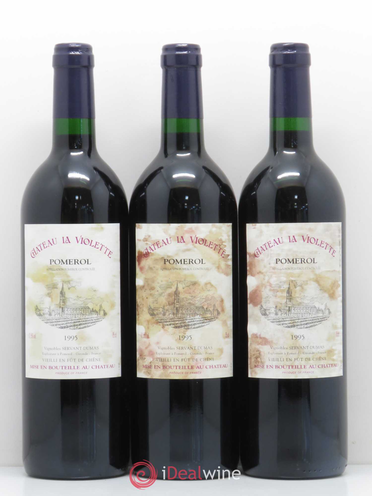 Château la Violette 1995 - Lot de 12 bouteilles - 3
