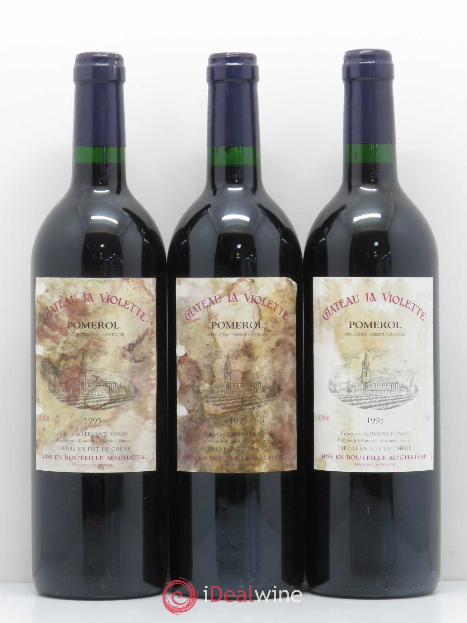 Château la Violette 1995 - Lot de 12 bouteilles - 4