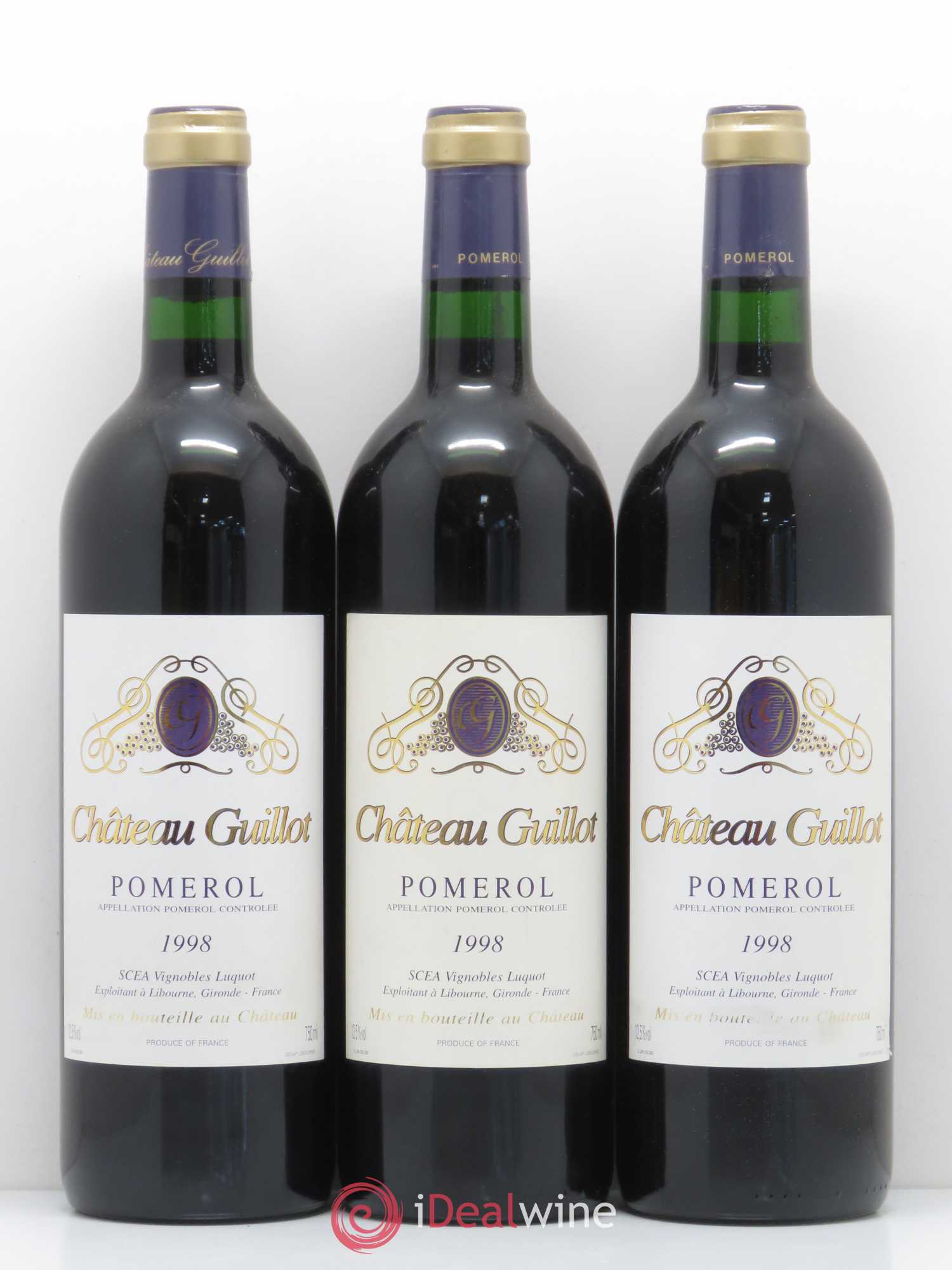 Château Guillot 1998 - Lot de 12 bouteilles - 3