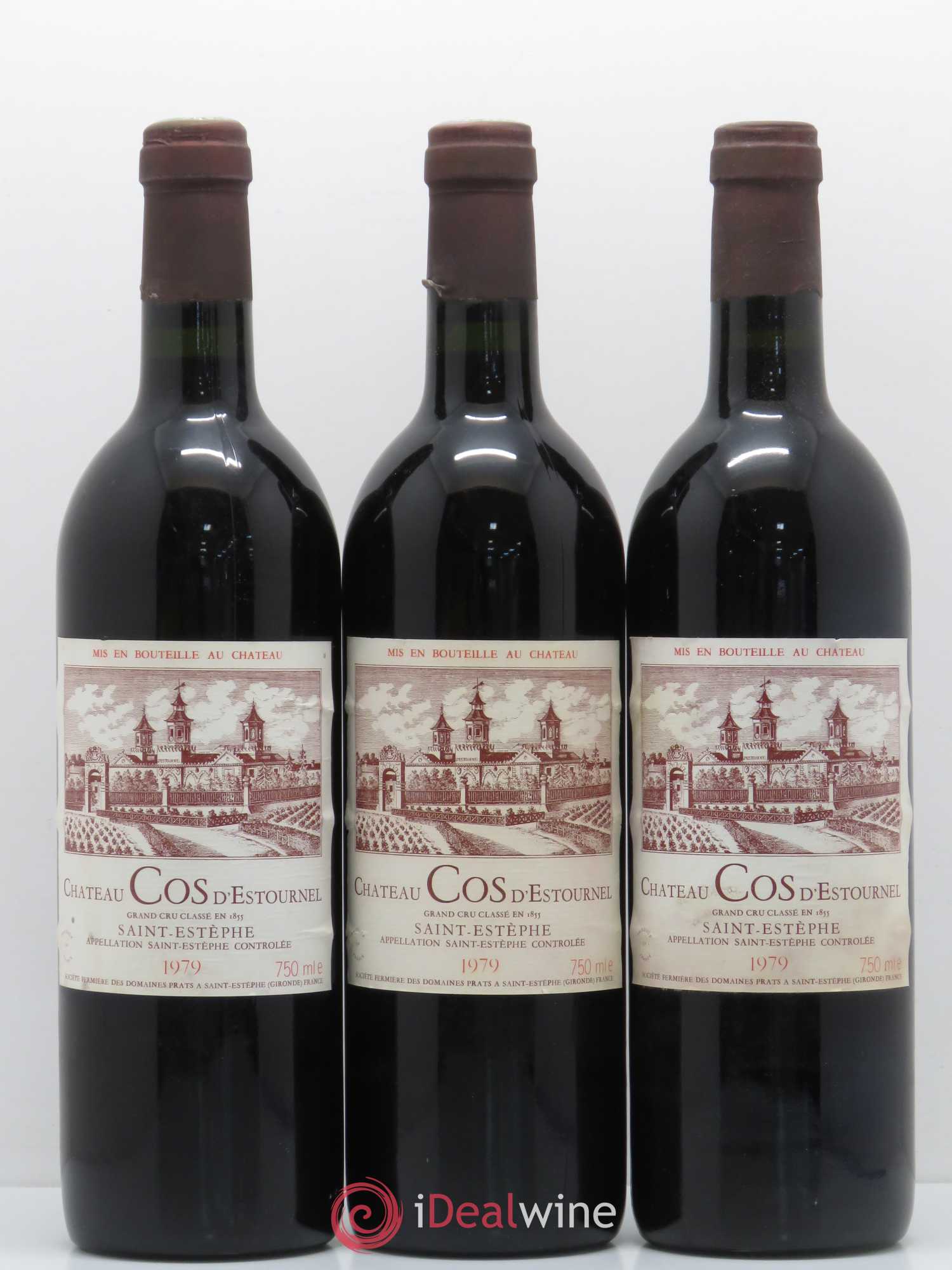 Cos d'Estournel 2ème Grand Cru Classé 1979 - Lot de 3 bouteilles - 0