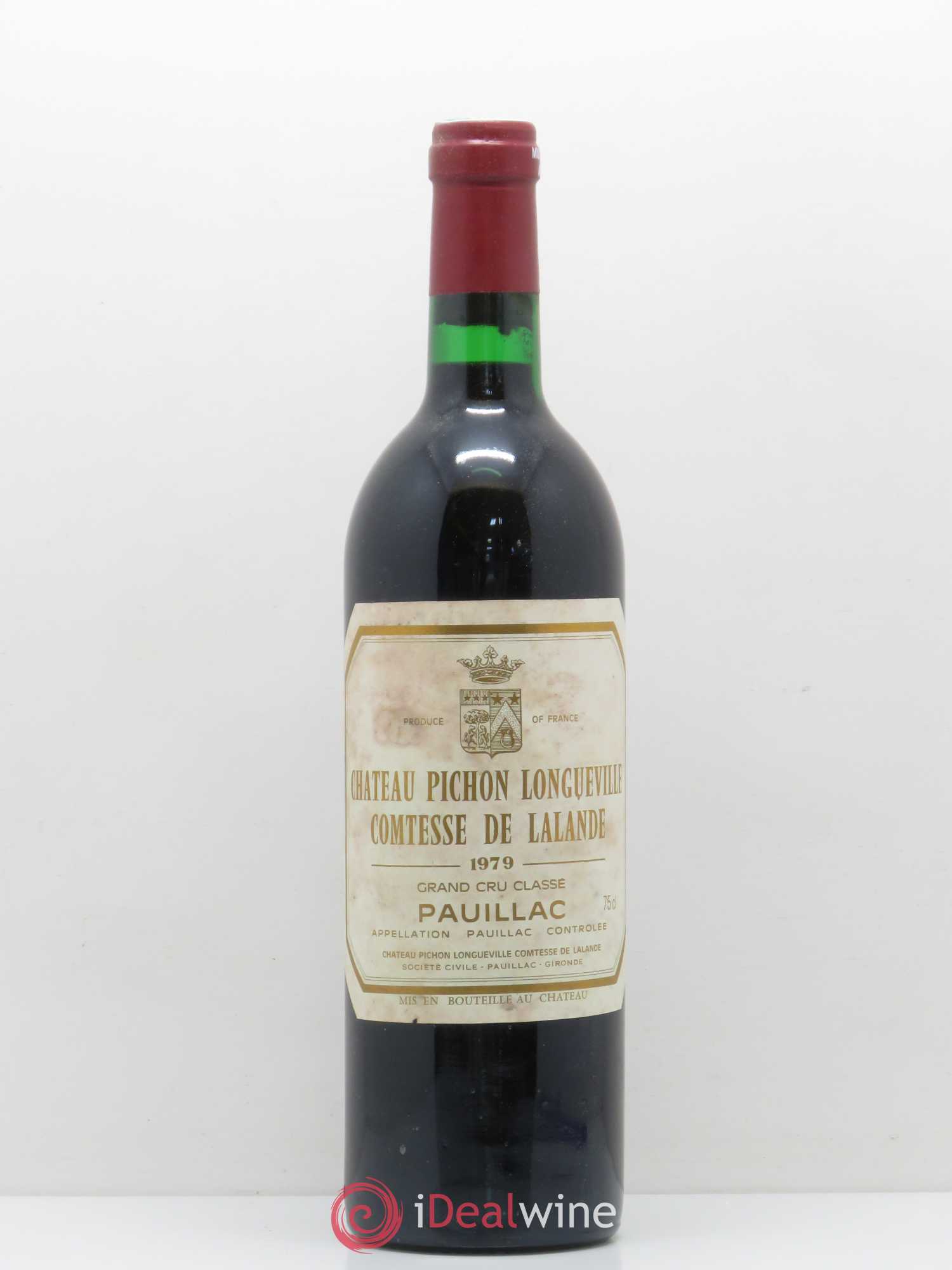 Château Pichon Longueville Comtesse de Lalande 2ème Grand Cru Classé 1979 - Lot de 1 bouteille - 0