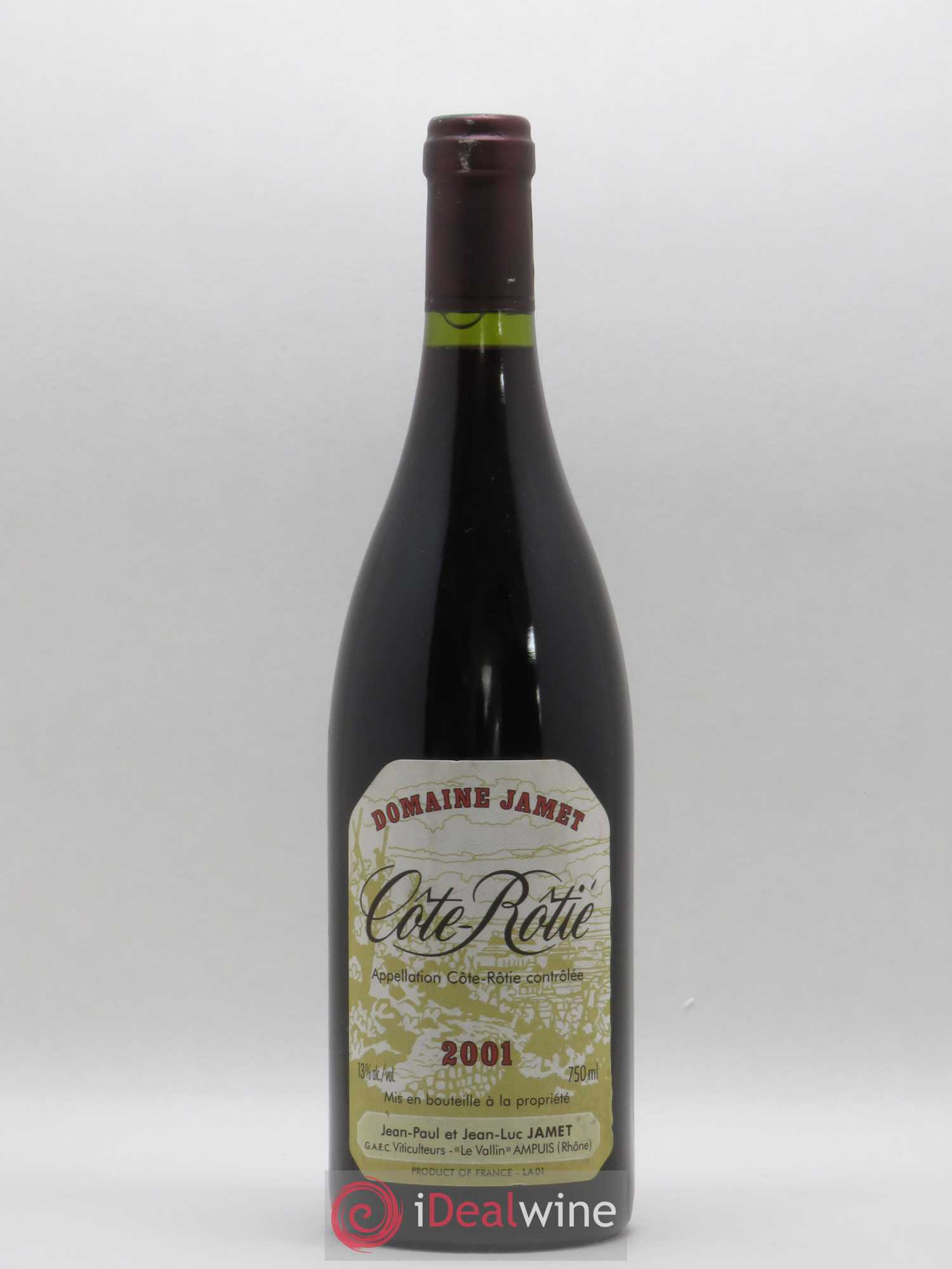 Côte-Rôtie Jamet (Domaine) 2001 - Lot de 1 bouteille - 0