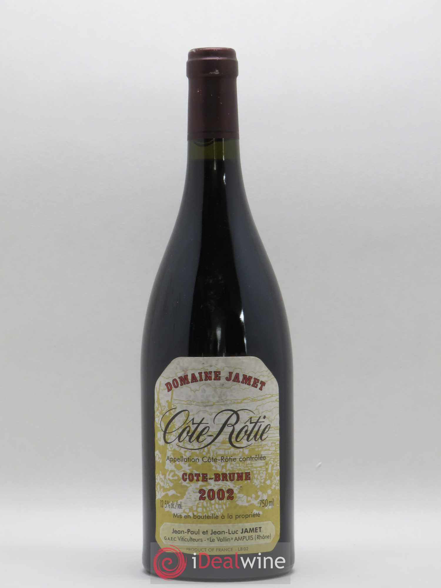 Côte-Rôtie Côte Brune Jamet (Domaine) 2002 - Lot de 1 bouteille - 0