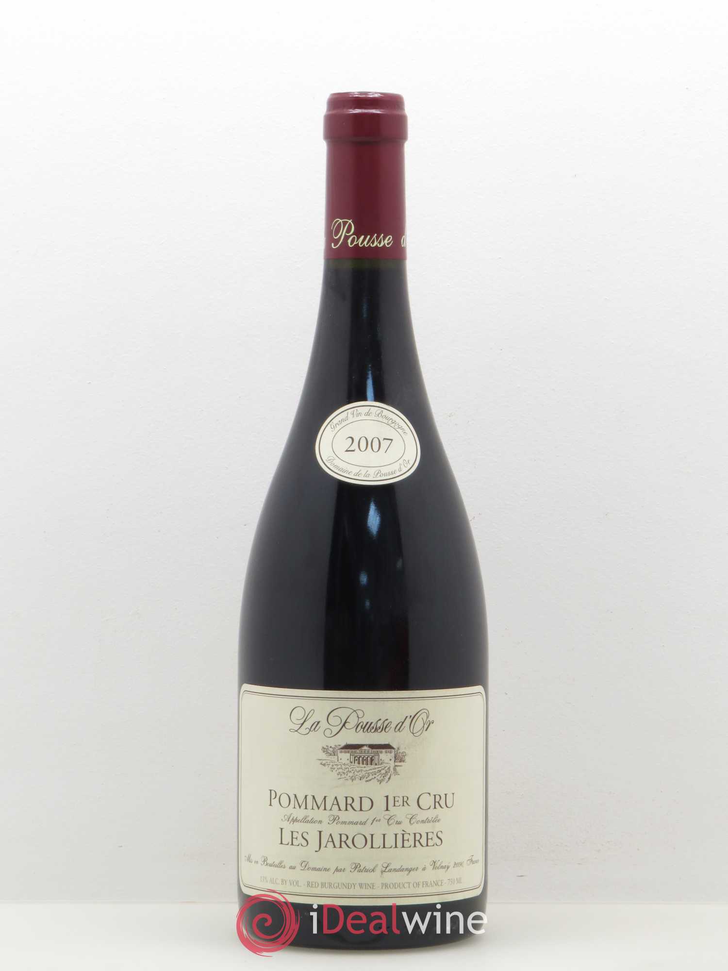 Pommard 1er Cru Les Jarollières La Pousse d'Or (Domaine de) 2007 - Lot de 1 bouteille - 0