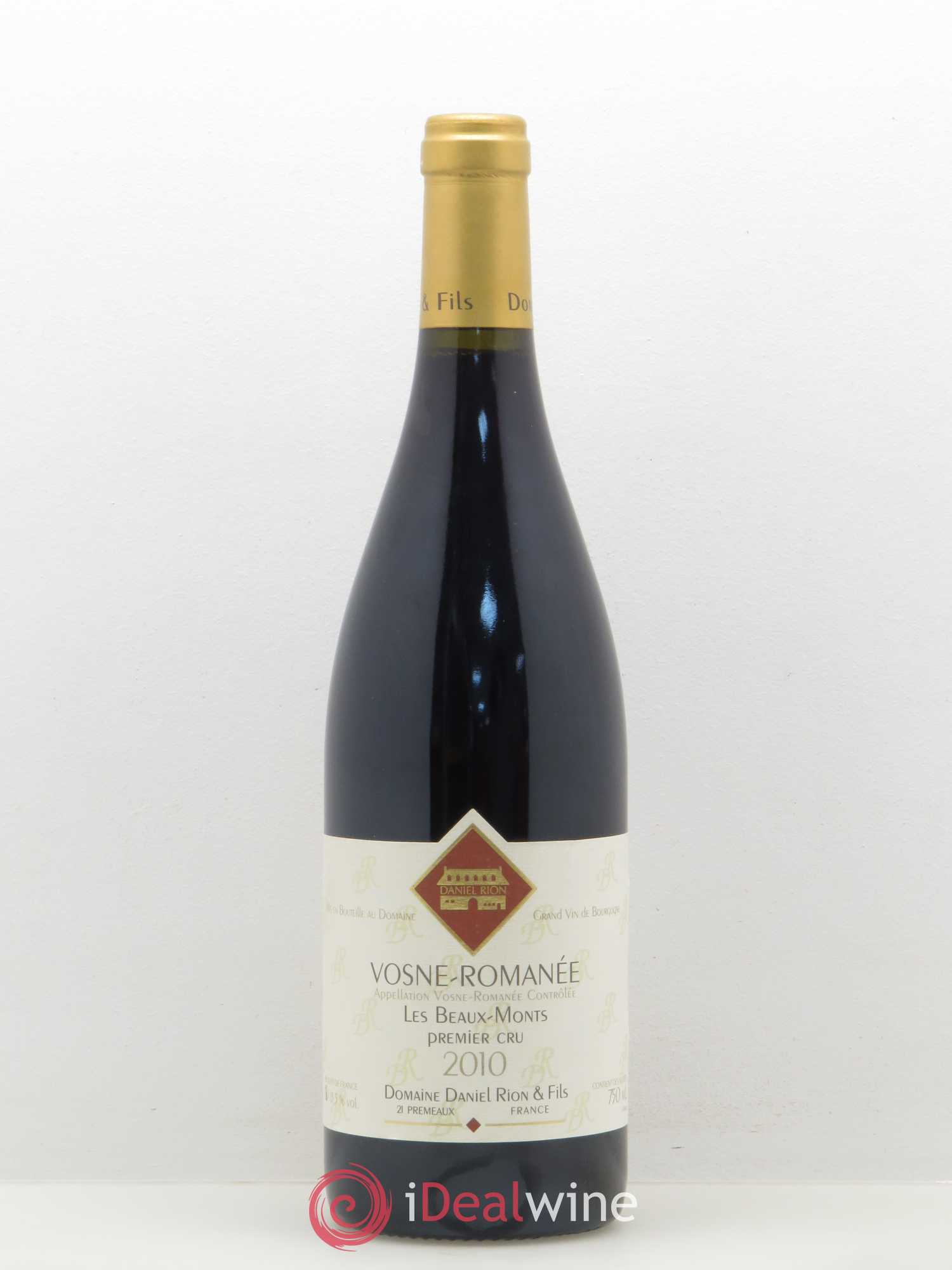 Vosne-Romanée 1er Cru Les Beaux Monts Domaine Daniel Rion 2010 - Posten von 1 Flasche - 0