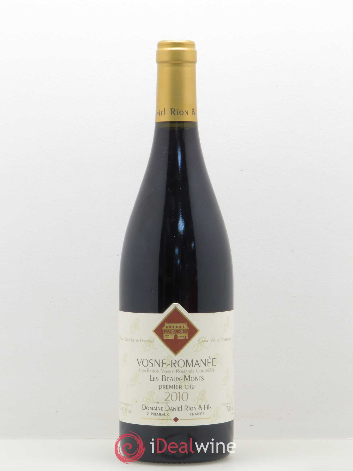 Vosne-Romanée 1er Cru Les Beaux Monts Domaine Daniel Rion 2010 - Posten von 1 Flasche - 0