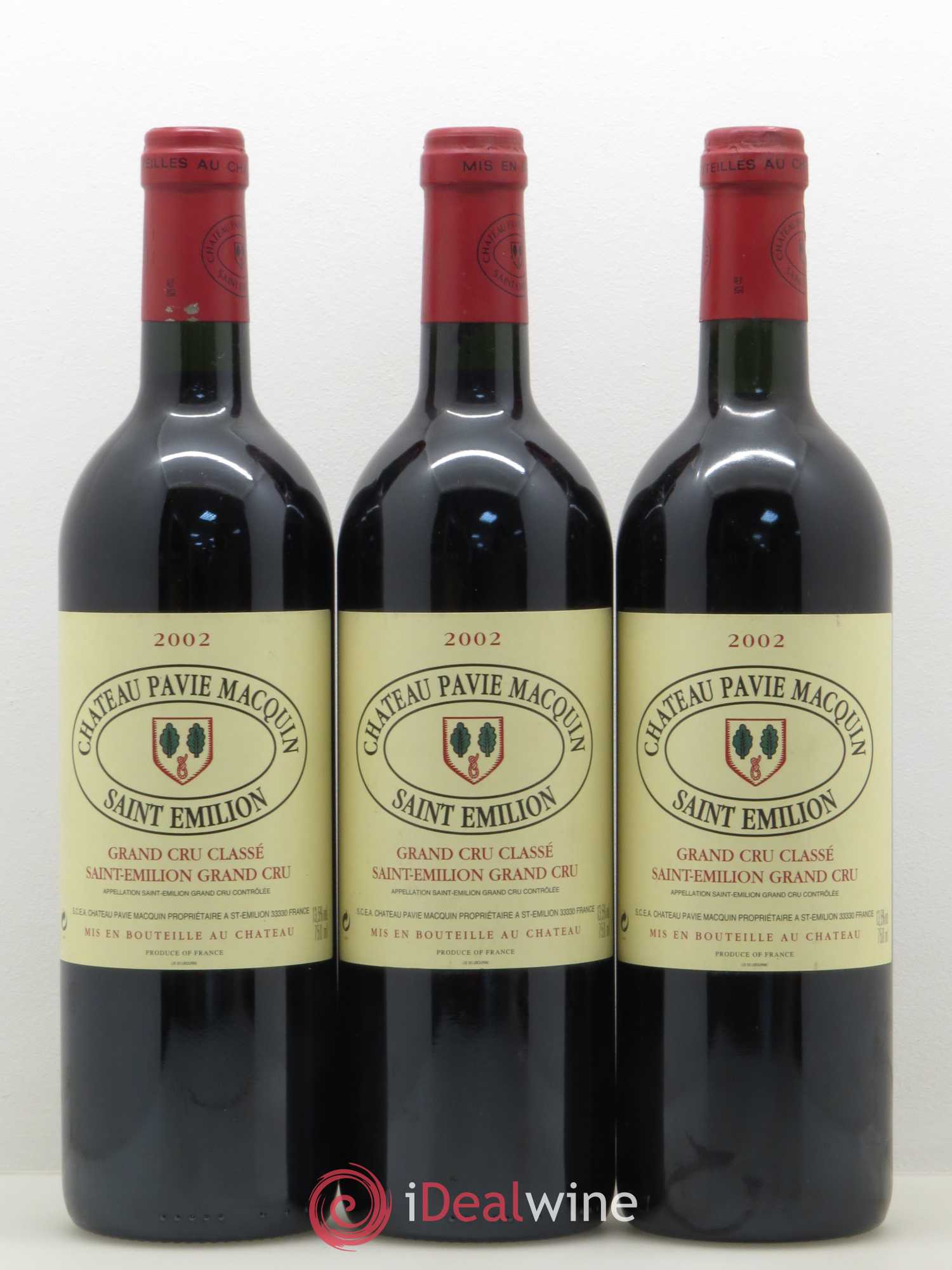 Château Pavie Macquin 1er Grand Cru Classé B 2002 - Lot de 6 bouteilles - 2