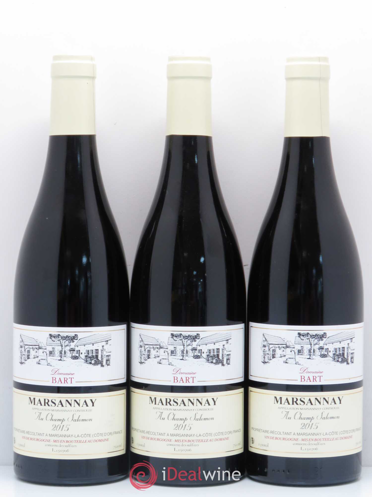 Marsannay Au Champ Salomon 2015 - Posten von 3 Flaschen - 0