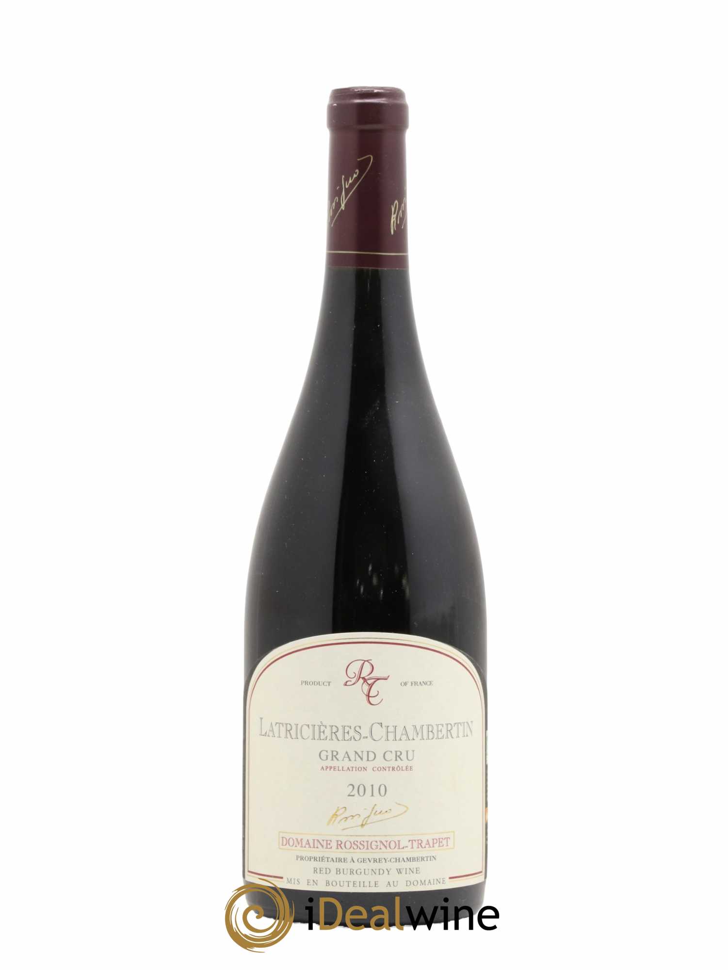 Latricières-Chambertin Grand Cru Rossignol-Trapet (Domaine) 2010 - Lot de 1 bouteille - 0