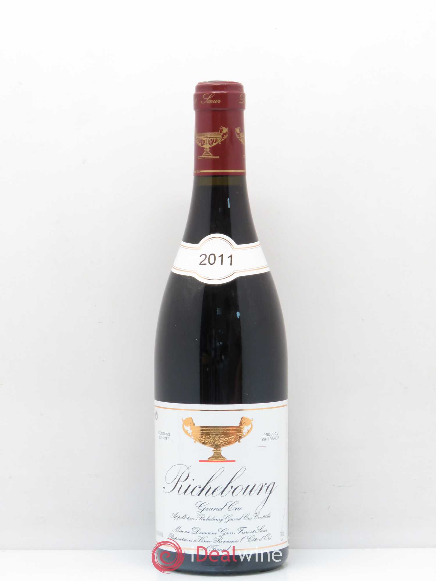 Richebourg Grand Cru Gros Frère & Soeur 2011 - Lot de 1 bouteille - 0