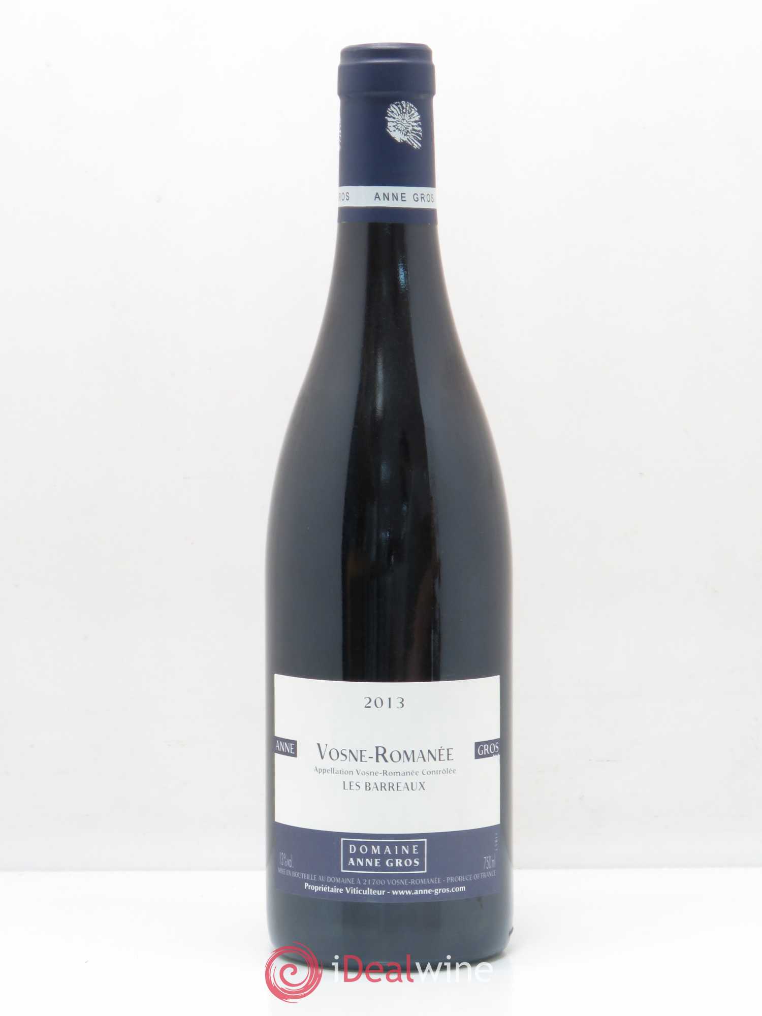 Vosne-Romanée Les Barreaux Anne Gros 2013 - Lot de 1 bouteille - 0