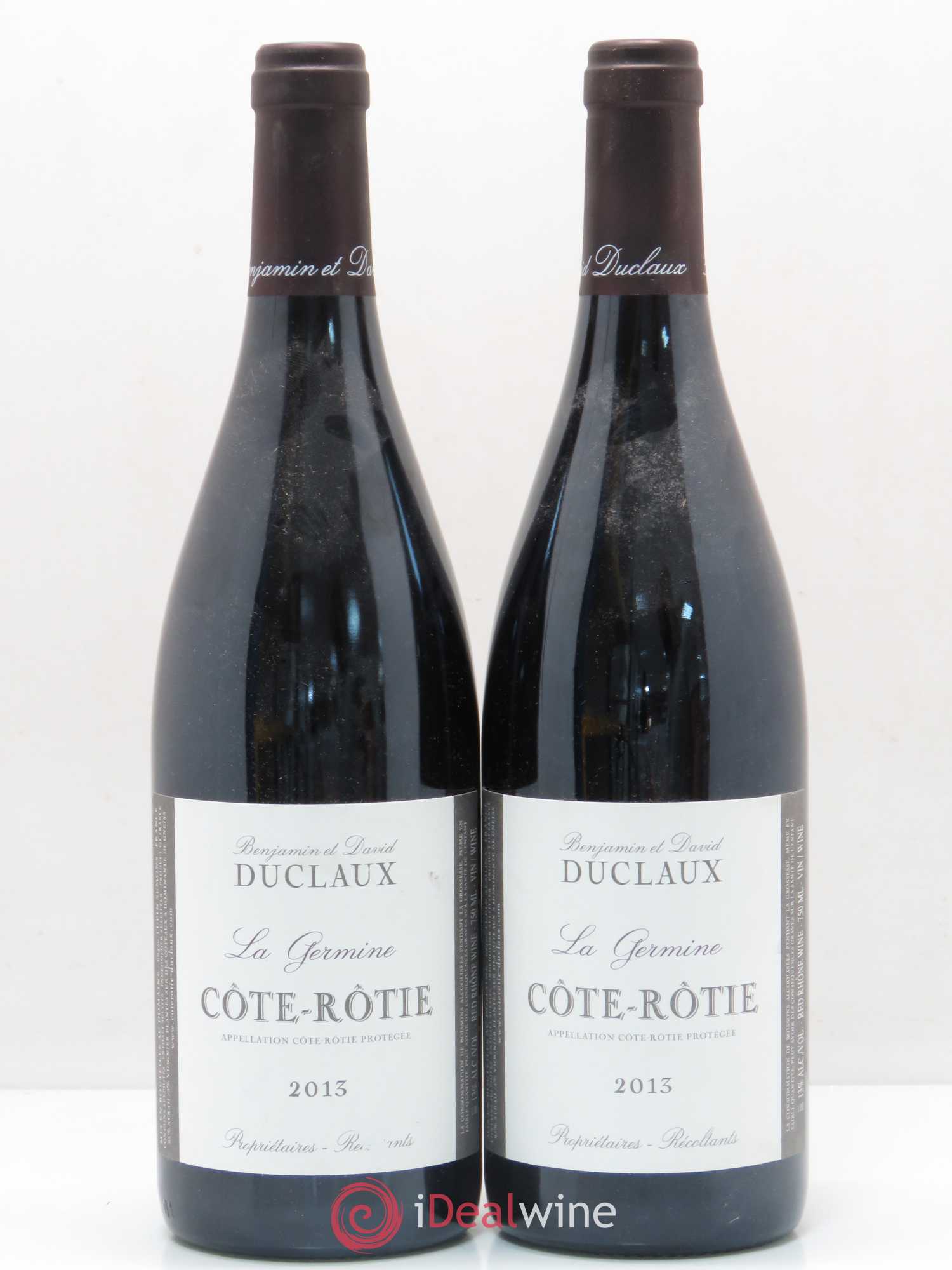 Côte-Rôtie La Germine Domaine Duclaux 2013 - Lot de 2 bouteilles - 0
