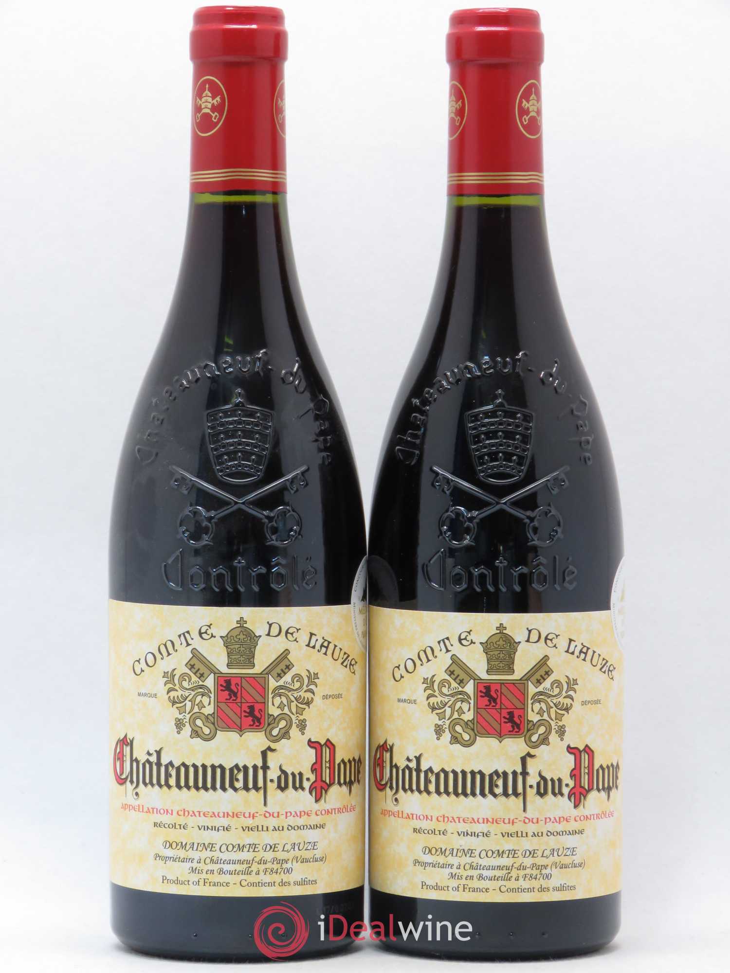 Châteauneuf-du-Pape Comte De Lauze 2015 - Posten von 2 Flaschen - 0