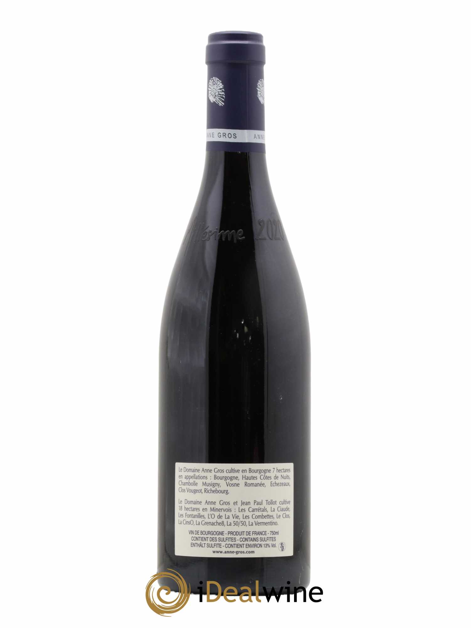 Hautes-Côtes de Nuits Anne Gros 2020 - Lot de 1 bouteille - 1