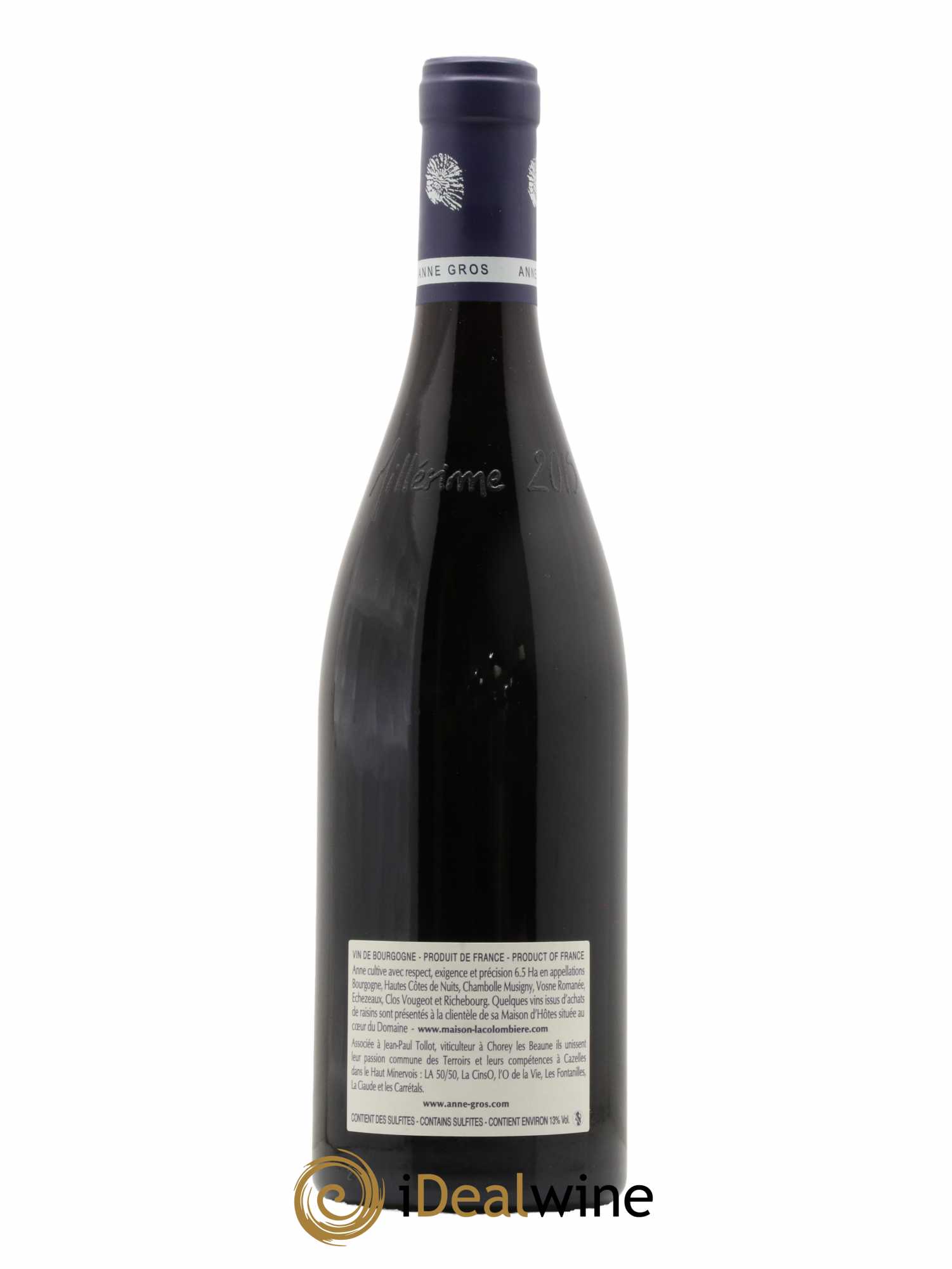 Richebourg Grand Cru Anne Gros 2015 - Lot of 1 bottle - 1