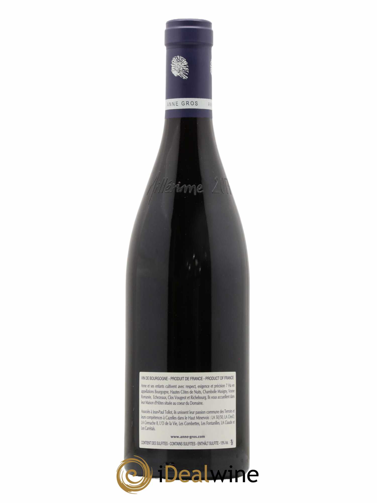 Richebourg Grand Cru Anne Gros 2017 - Lot de 1 bouteille - 1