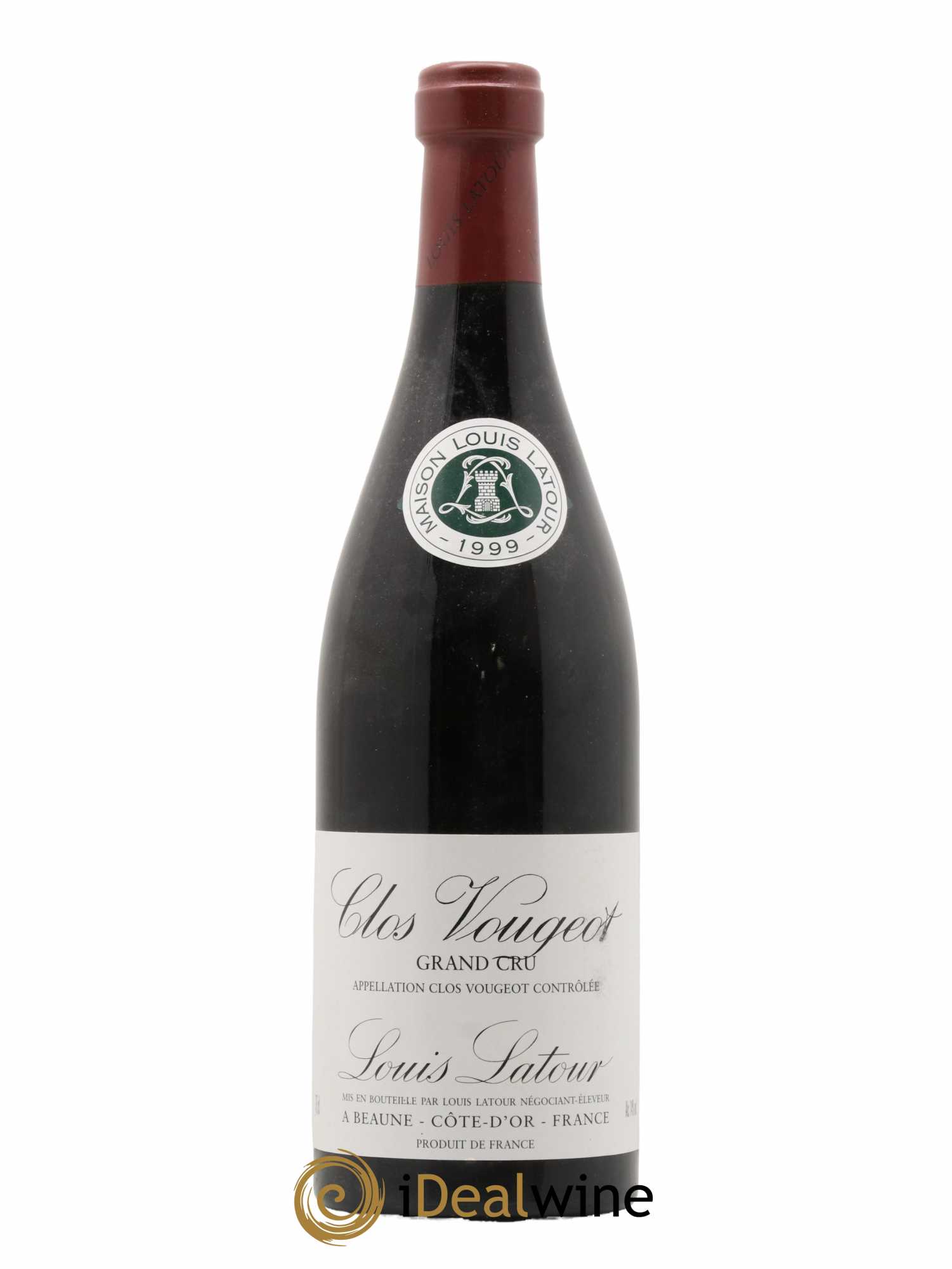 Clos de Vougeot Grand Cru Louis Latour 1999 - Lot de 1 bouteille - 0