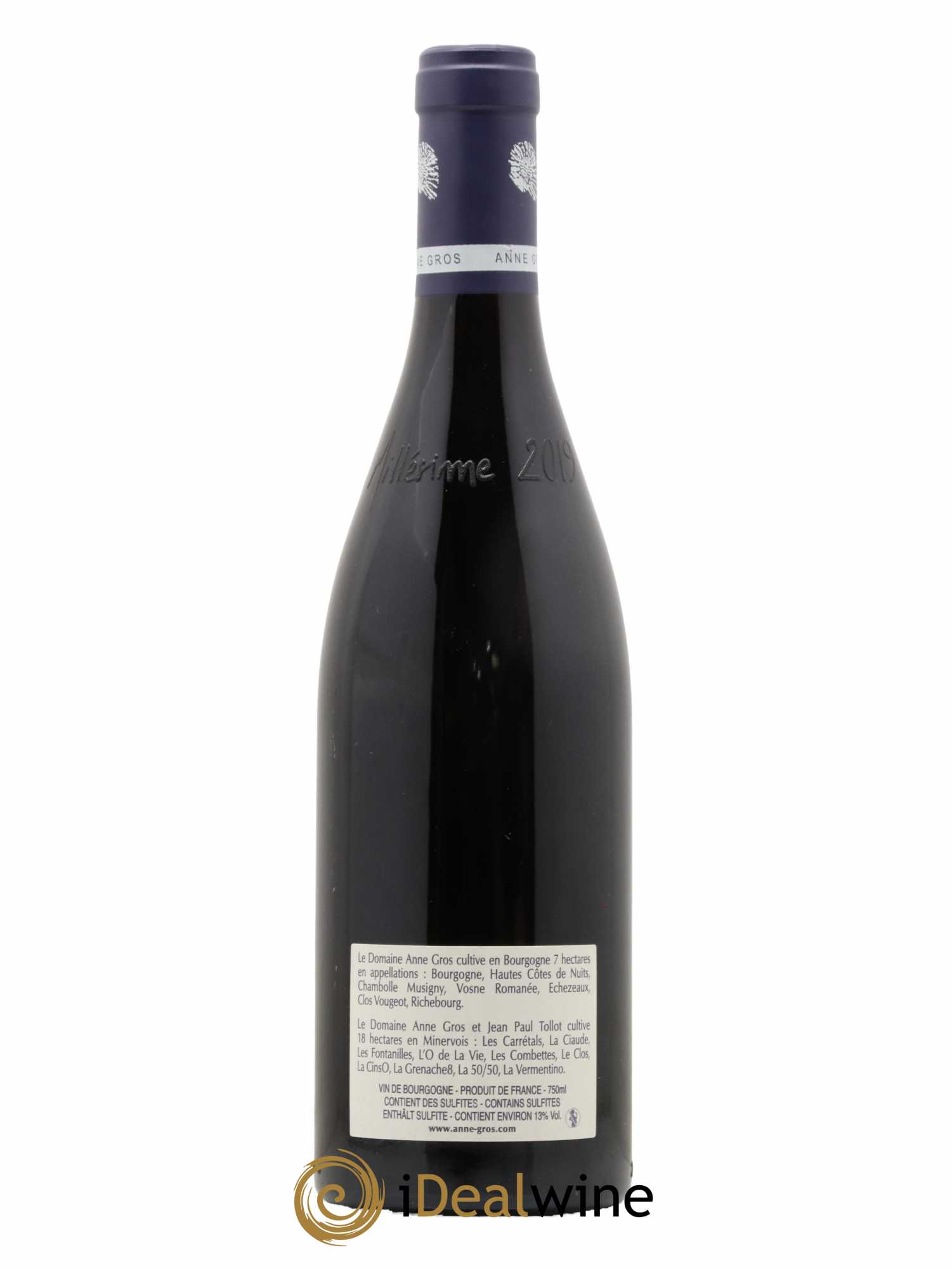 Echezeaux Grand Cru Les Loachausses Anne Gros 2019 - Lot of 1 bottle - 1