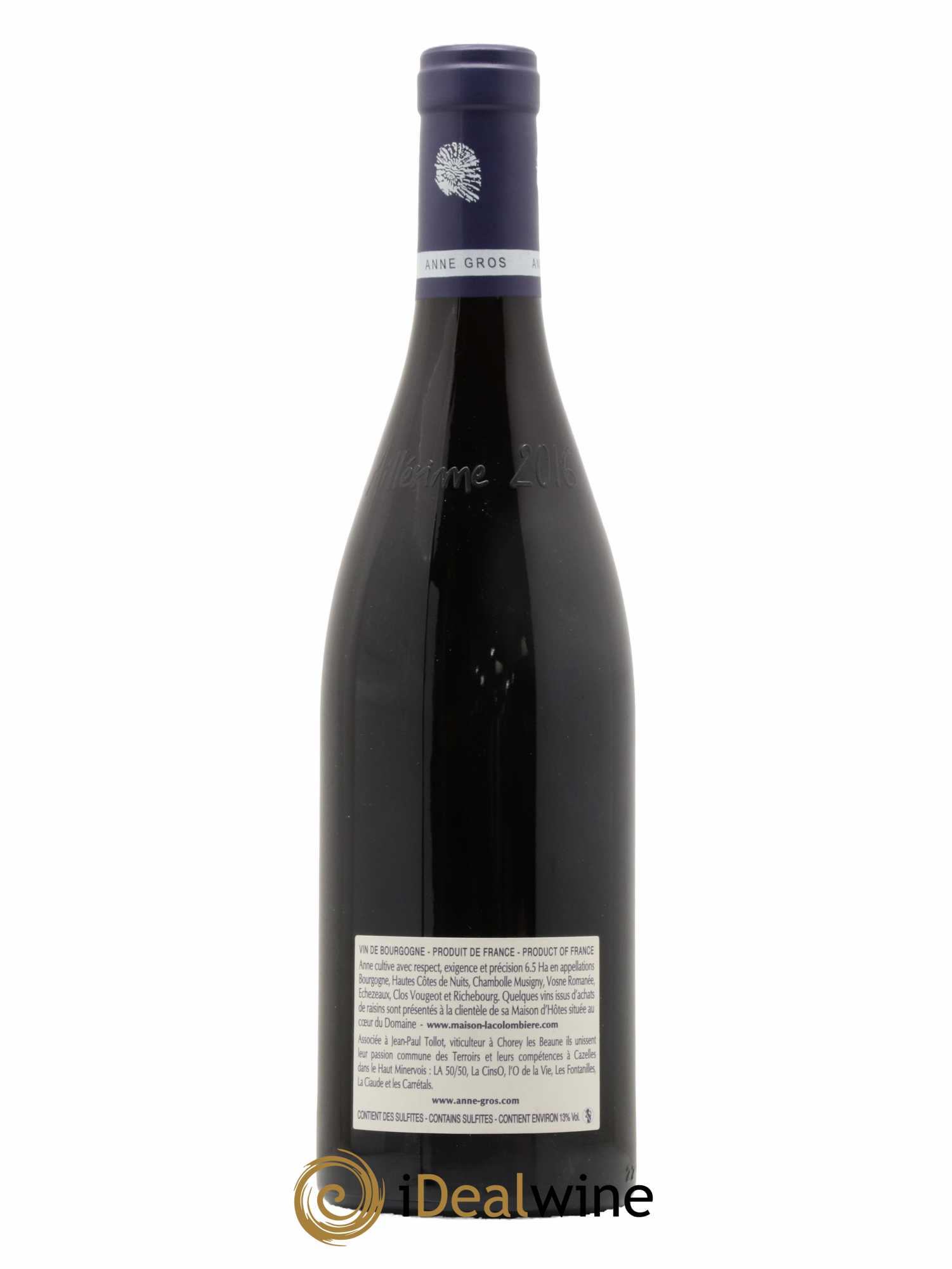 Echezeaux Grand Cru Les Loachausses Anne Gros 2016 - Lot of 1 bottle - 1