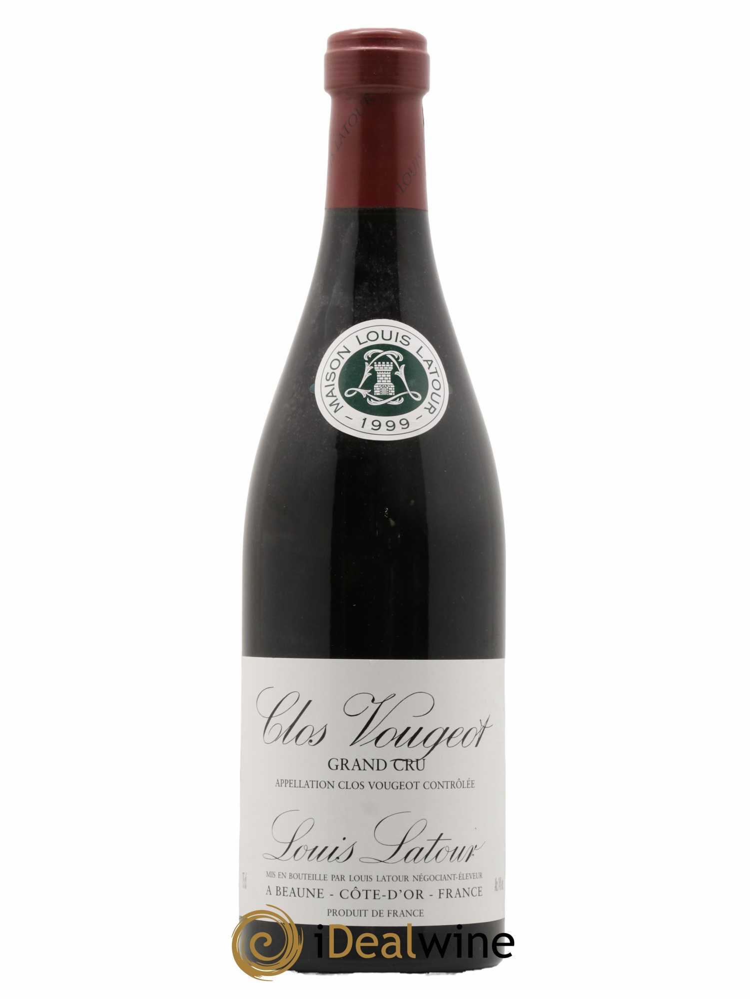 Clos de Vougeot Grand Cru Louis Latour 1999 - Lot de 1 bouteille - 0