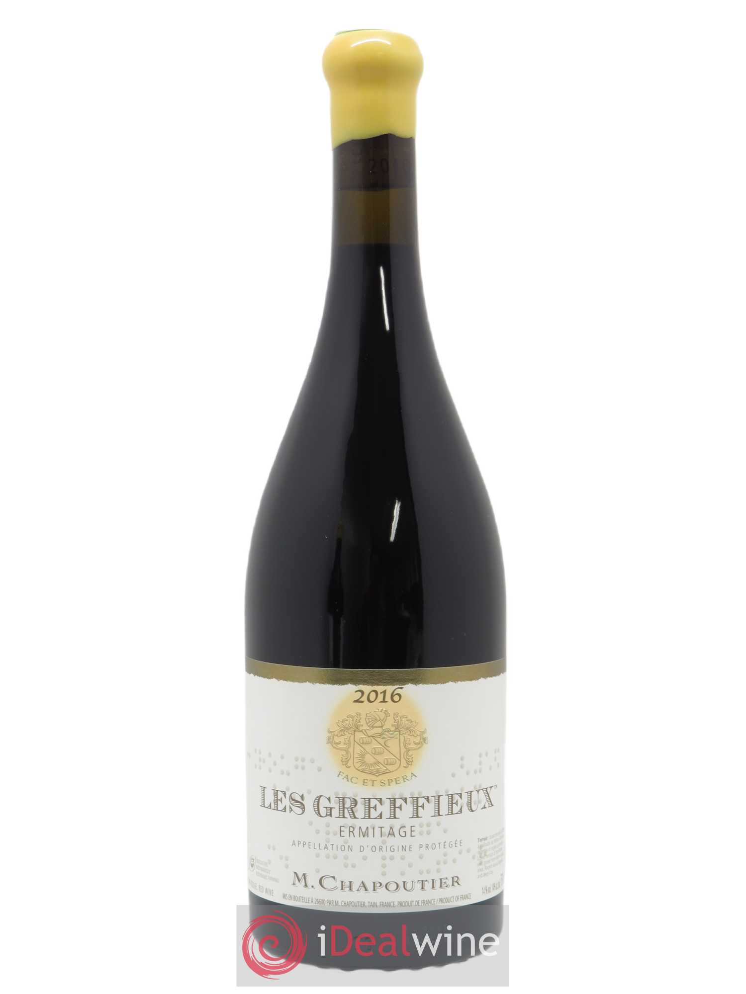 Hermitage Ermitage Les Greffieux Chapoutier 2016 - Lot de 1 bouteille - 0