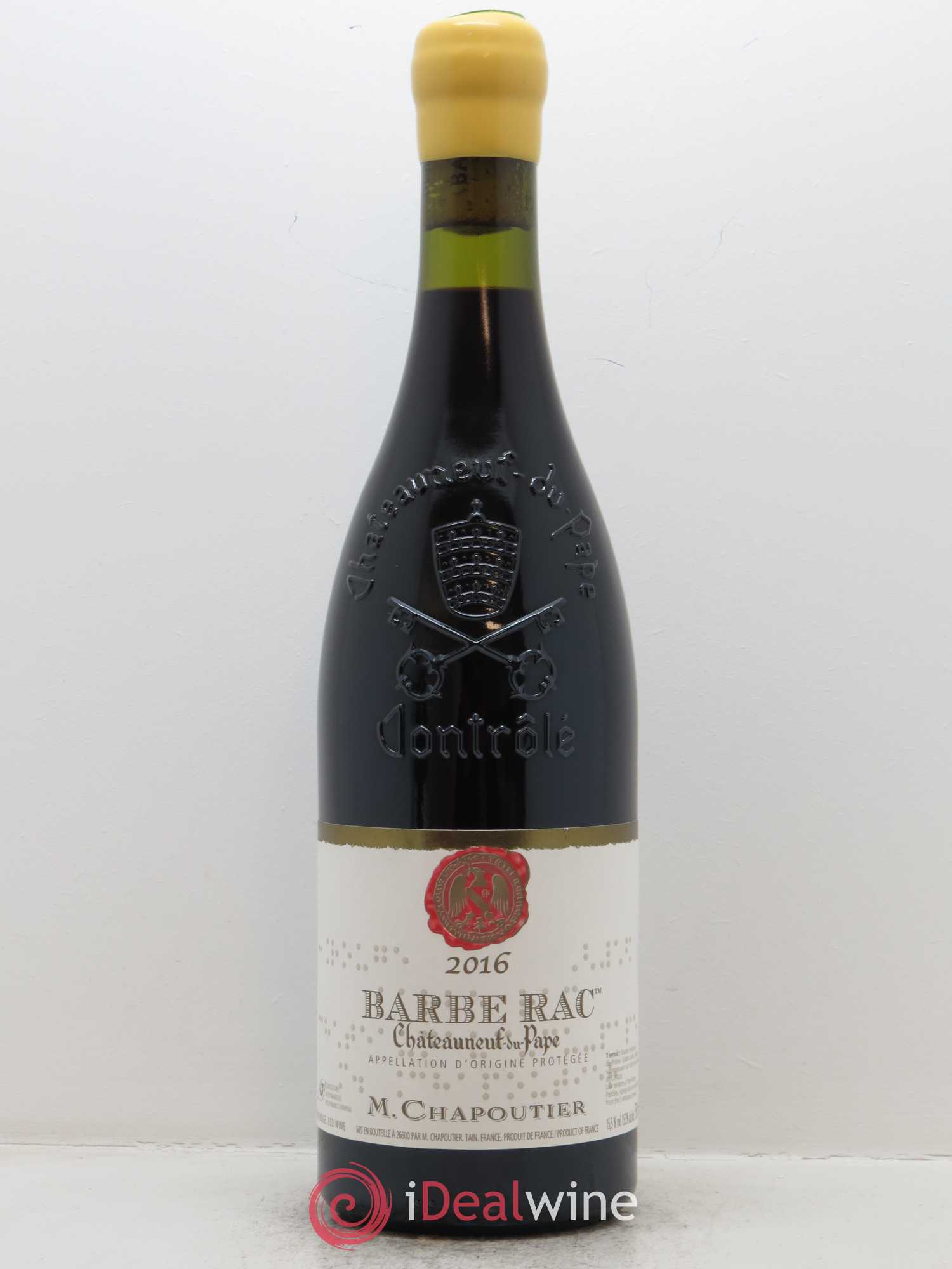 Châteauneuf-du-Pape Barbe Rac Chapoutier 2016 - Lot de 1 bouteille - 0