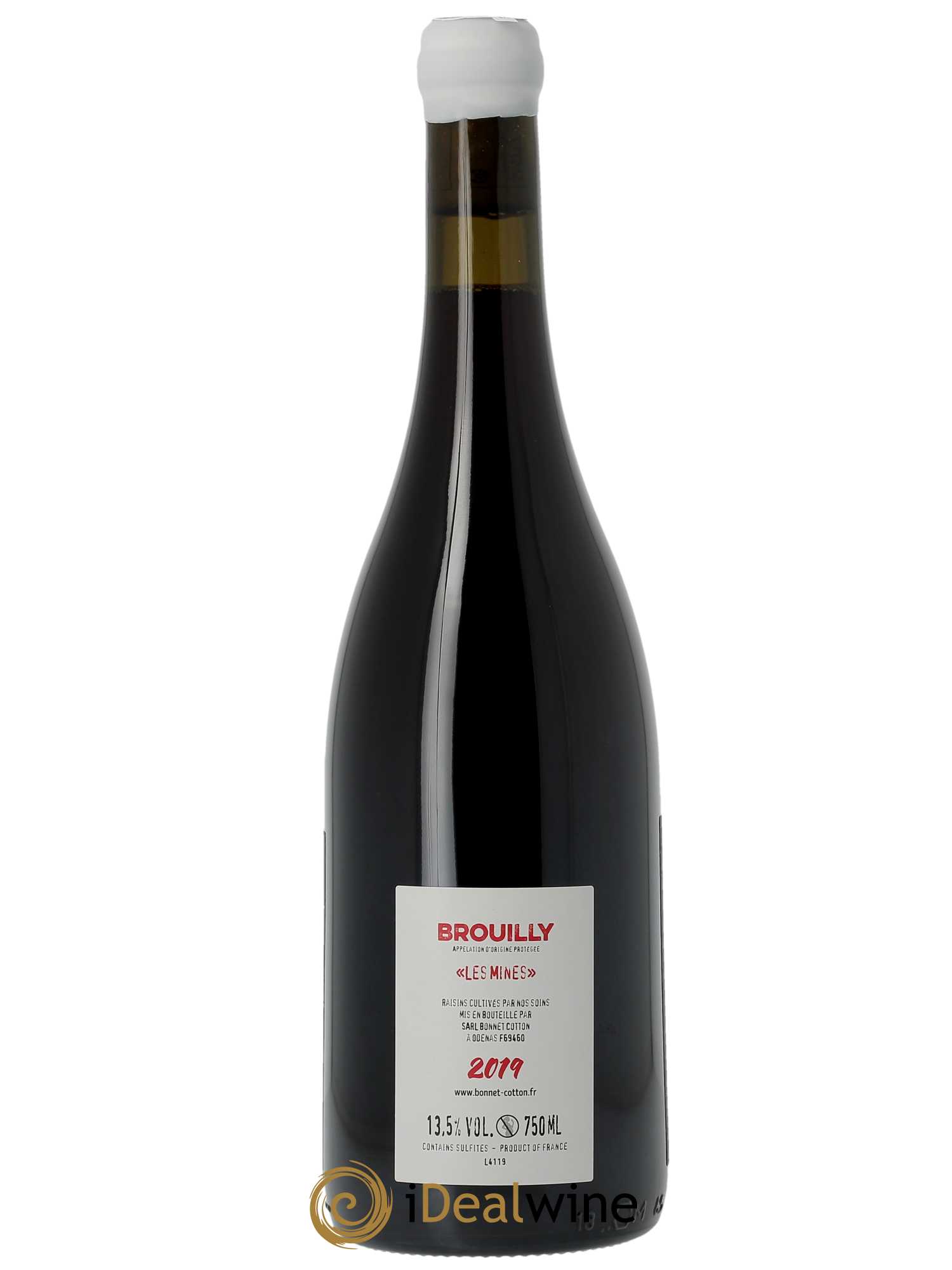 Brouilly Les Mines Bonnet-Cotton (Domaine) 2019 - Lot of 1 bottle - 1