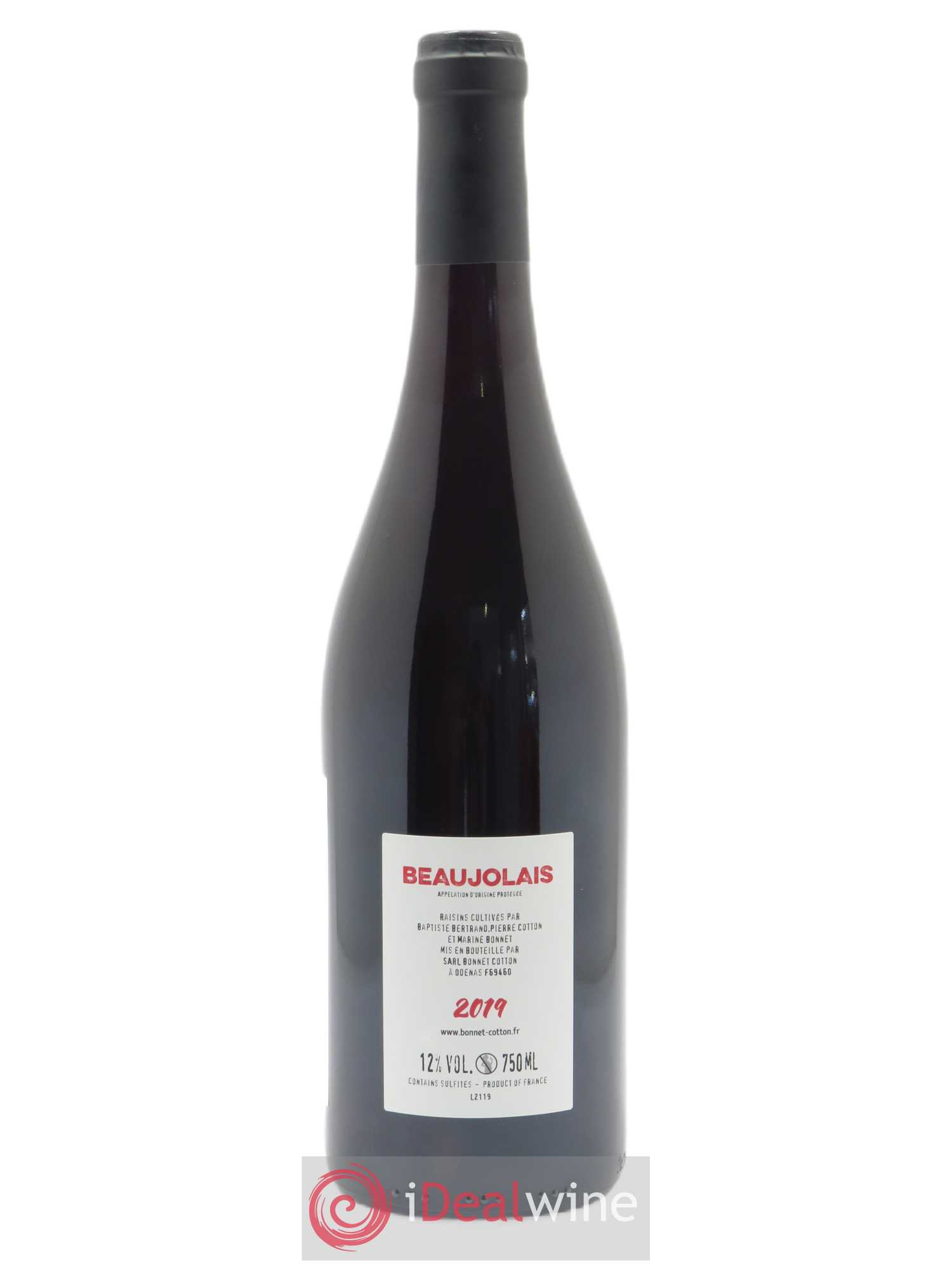 Beaujolais Bonnet-Cotton (Domaine) 2019 - Lot de 1 bouteille - 2