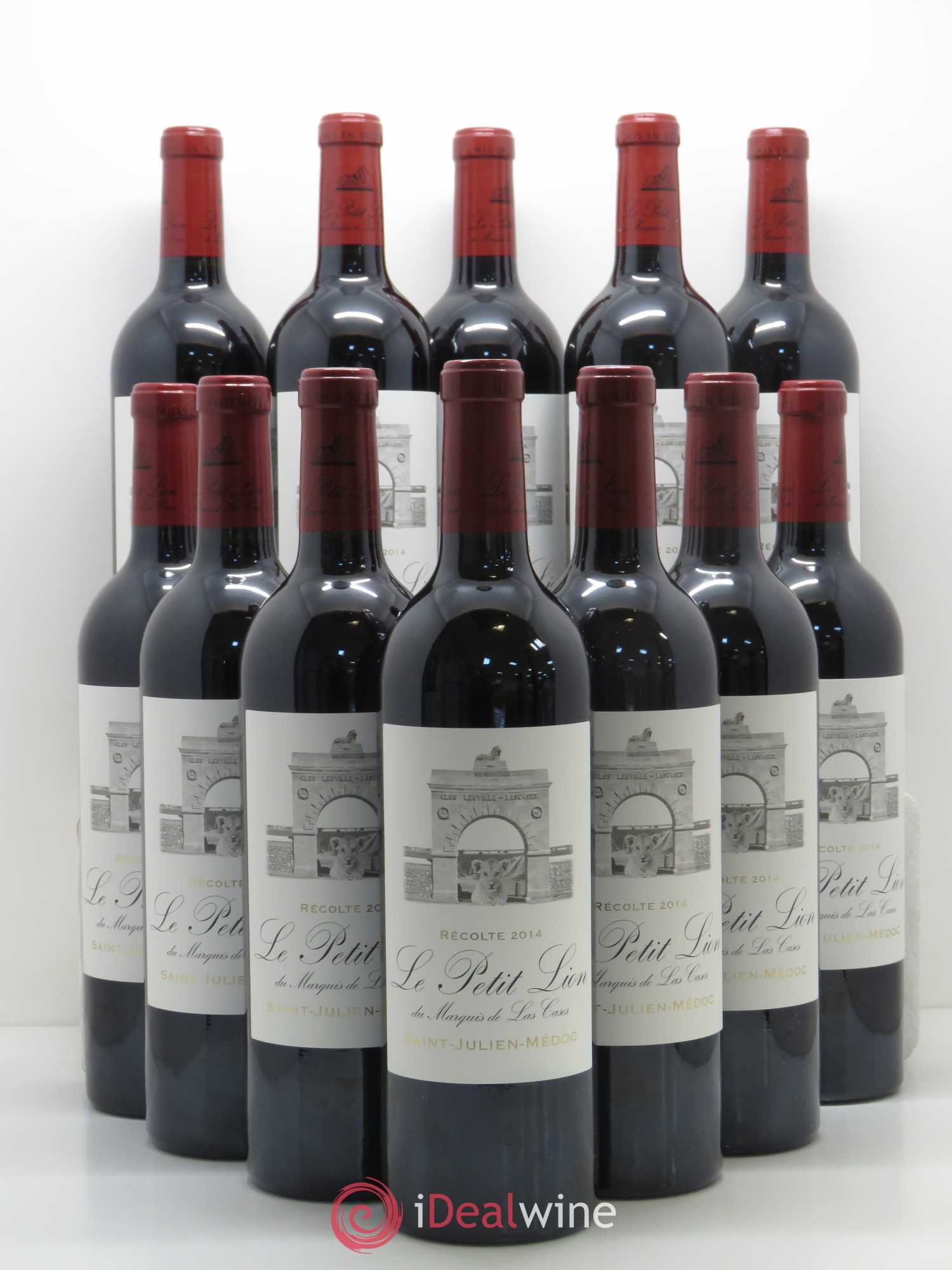 Le Petit Lion du Marquis de Las Cases Second Vin 2014 - Lot de 12 bouteilles - 0