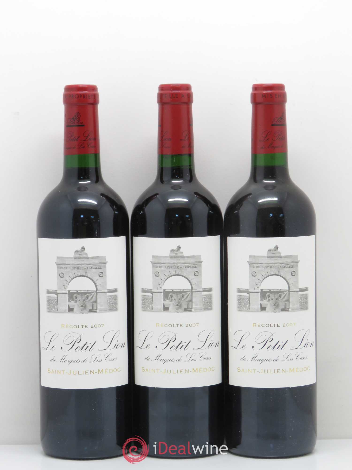Le Petit Lion du Marquis de Las Cases Second Vin  (sans prix de réserve) 2007 - Lot de 12 bouteilles - 1