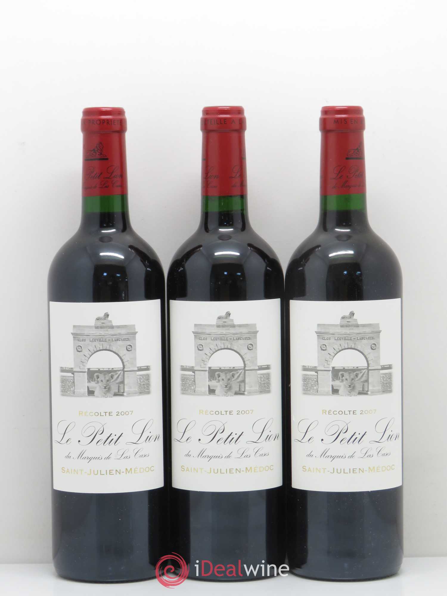 Le Petit Lion du Marquis de Las Cases Second Vin  (sans prix de réserve) 2007 - Lot de 12 bouteilles - 2