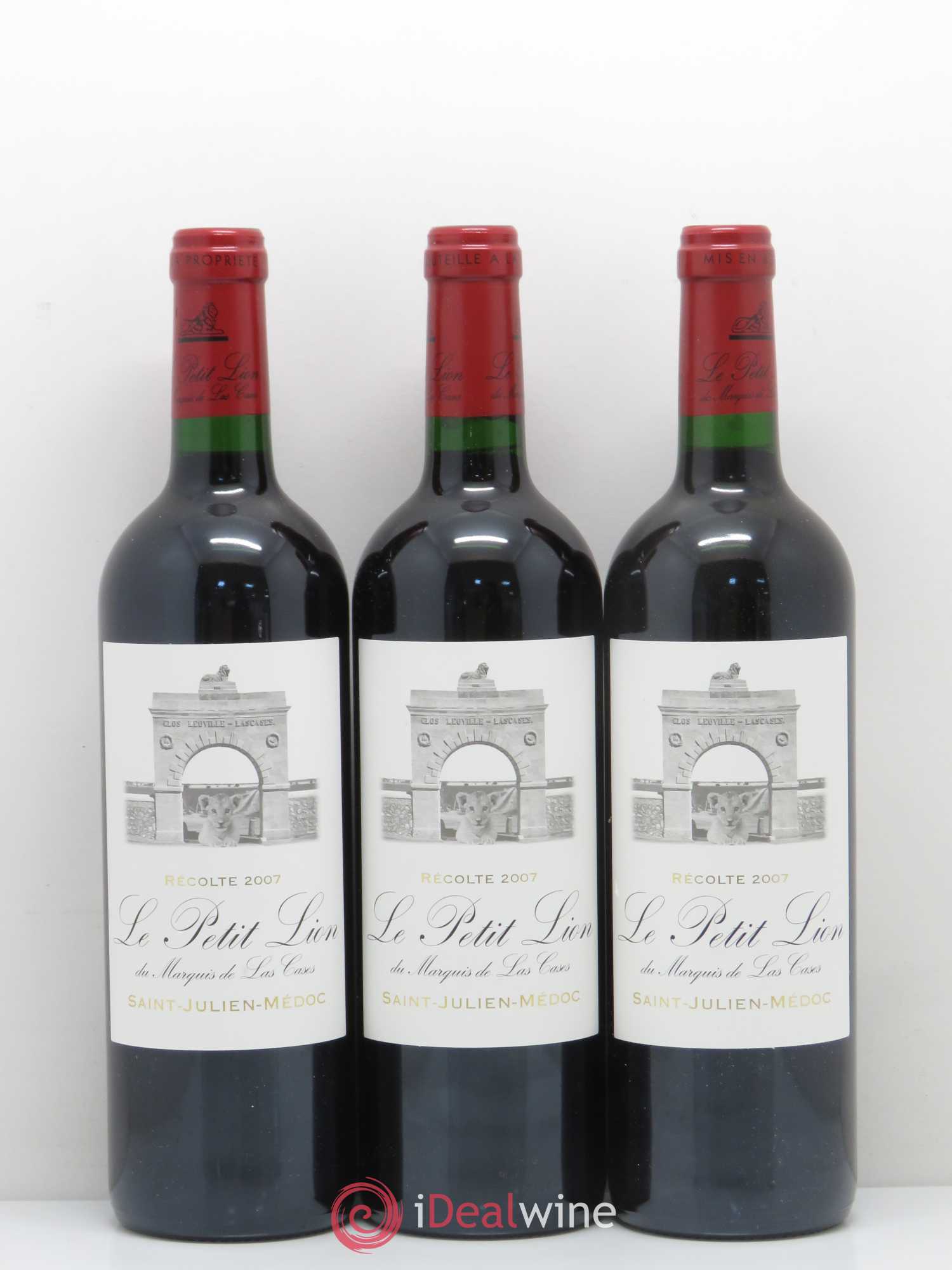 Le Petit Lion du Marquis de Las Cases Second Vin  (sans prix de réserve) 2007 - Lot de 12 bouteilles - 3