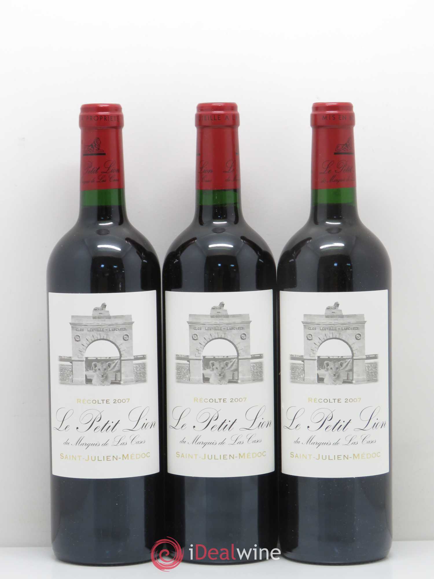 Le Petit Lion du Marquis de Las Cases Second Vin  (sans prix de réserve) 2007 - Lot de 12 bouteilles - 4