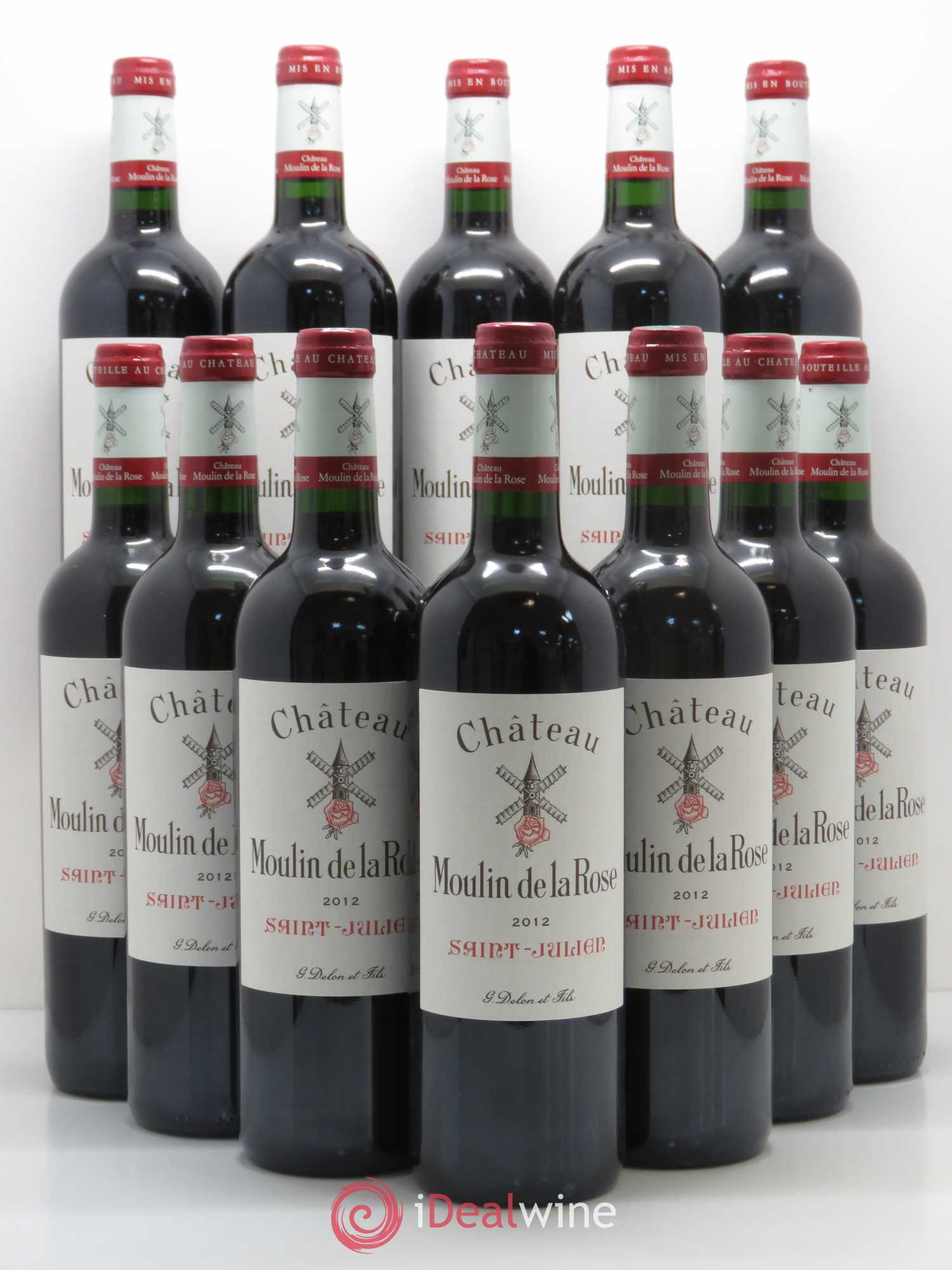 Château Moulin de la Rose Cru Bourgeois 2012 - Lot de 12 bouteilles - 0