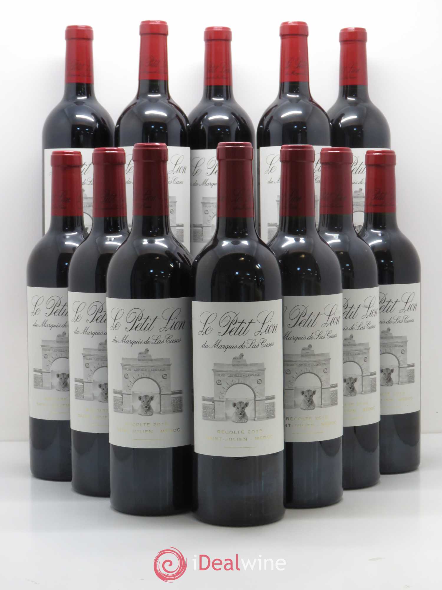 Le Petit Lion du Marquis de Las Cases Second Vin 2015 - Lot de 12 bouteilles - 0